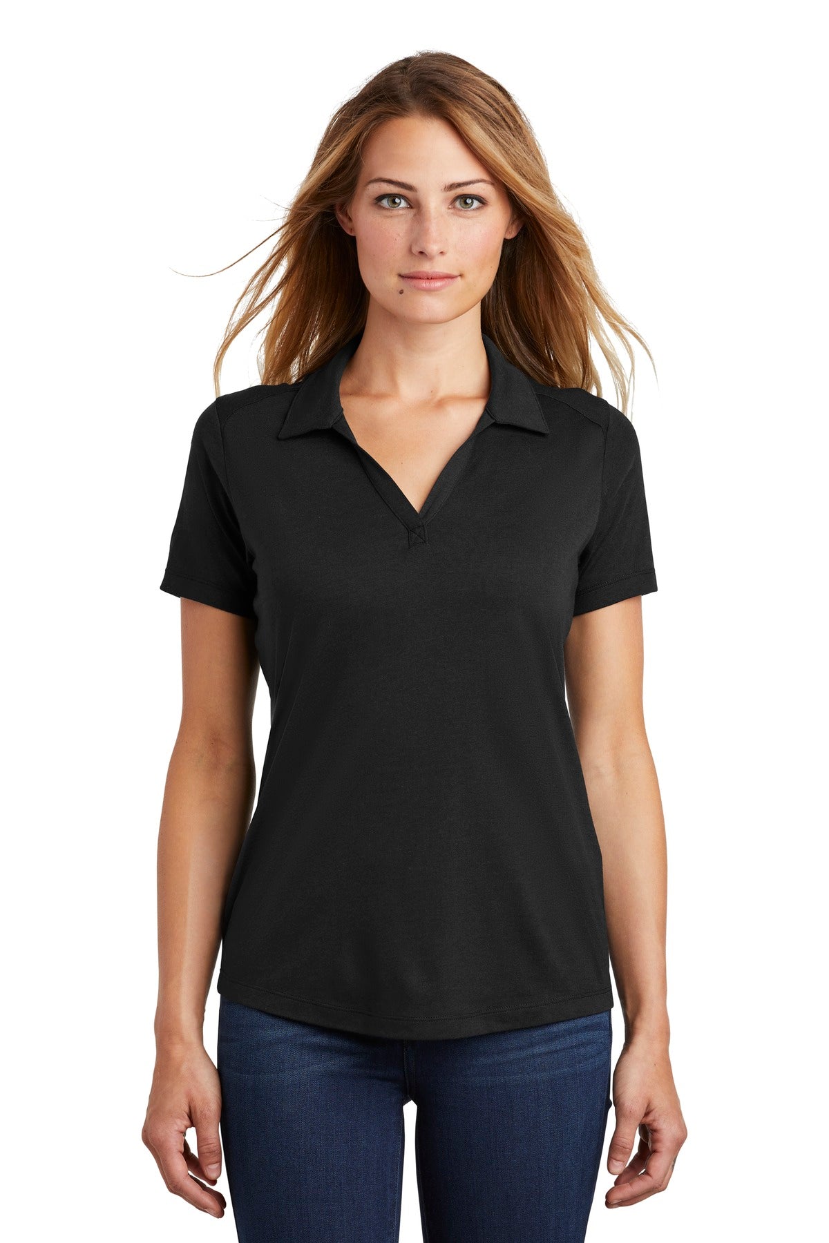 Sport-Tek Â® Women's PosiCharge Â® Tri-Blend Wicking Polo. LST405