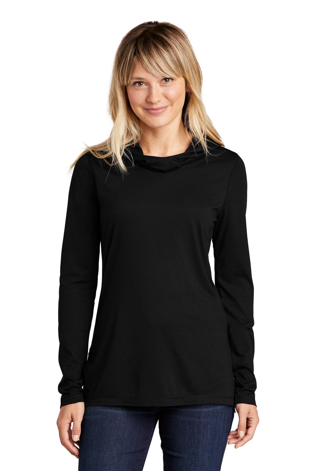 Sport-Tek? Women's PosiCharge ? Tri-Blend Wicking Long Sleeve Hoodie LST406