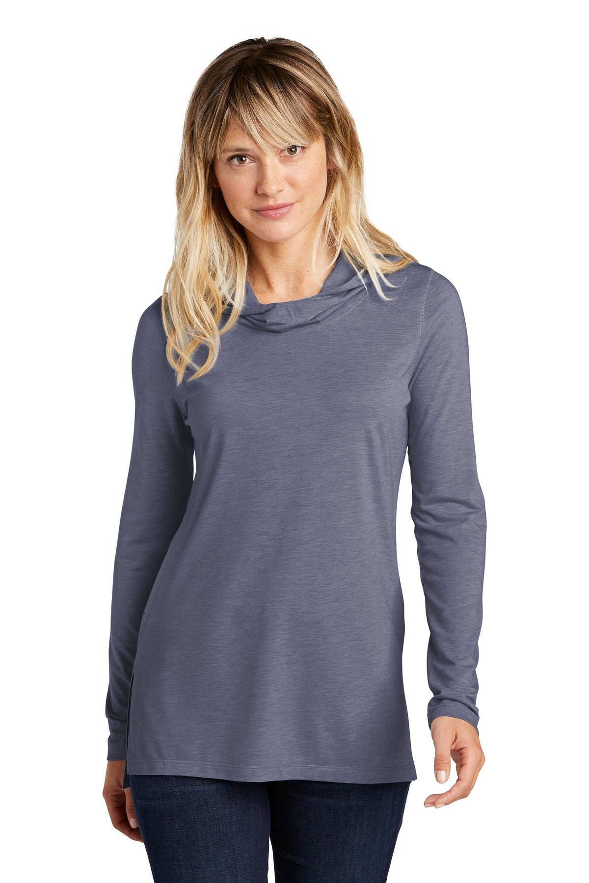 Sport-Tek? Women's PosiCharge ? Tri-Blend Wicking Long Sleeve Hoodie LST406