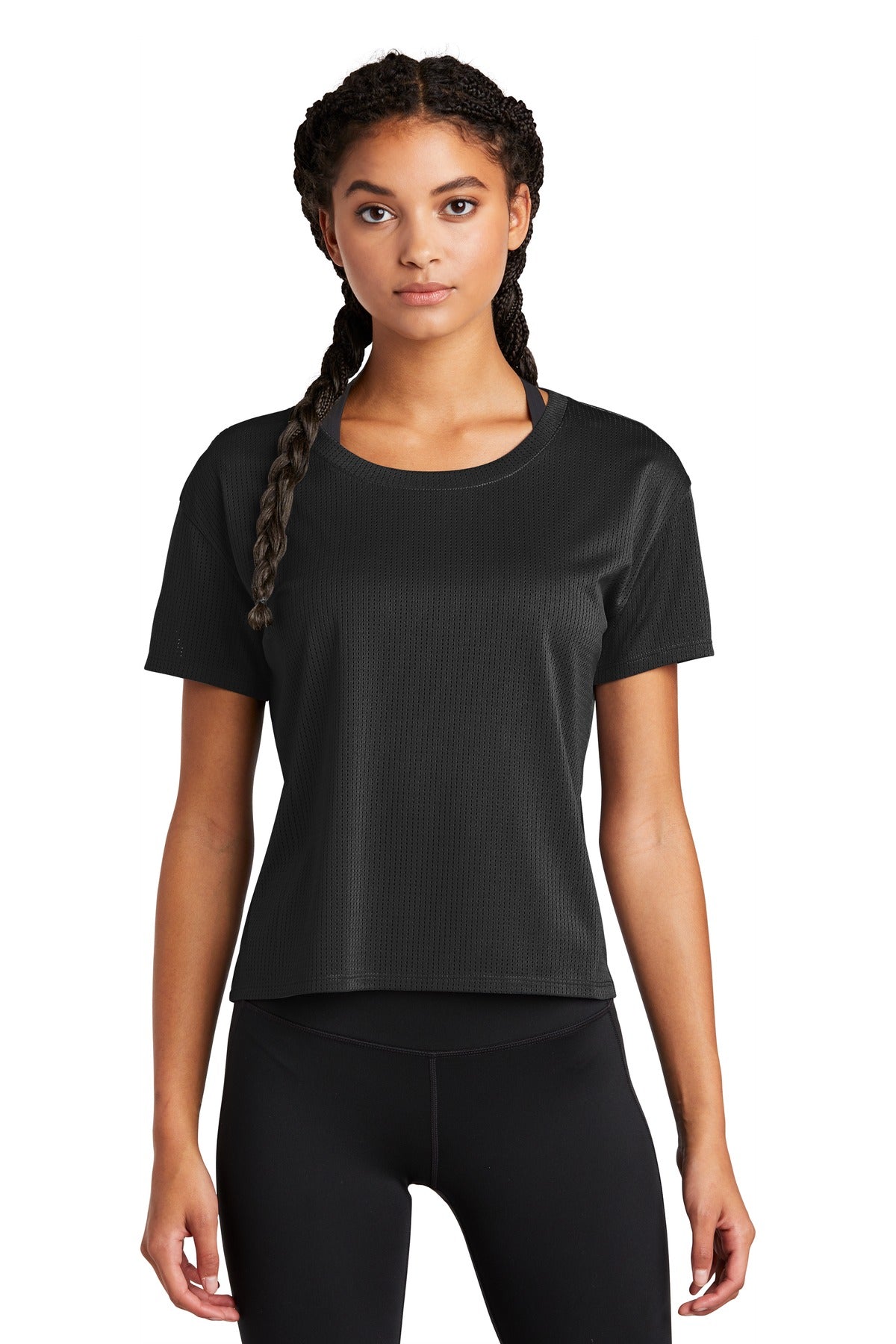 Sport-Tek Â® Women's PosiCharge Â® Draft Crop Tee. LST411