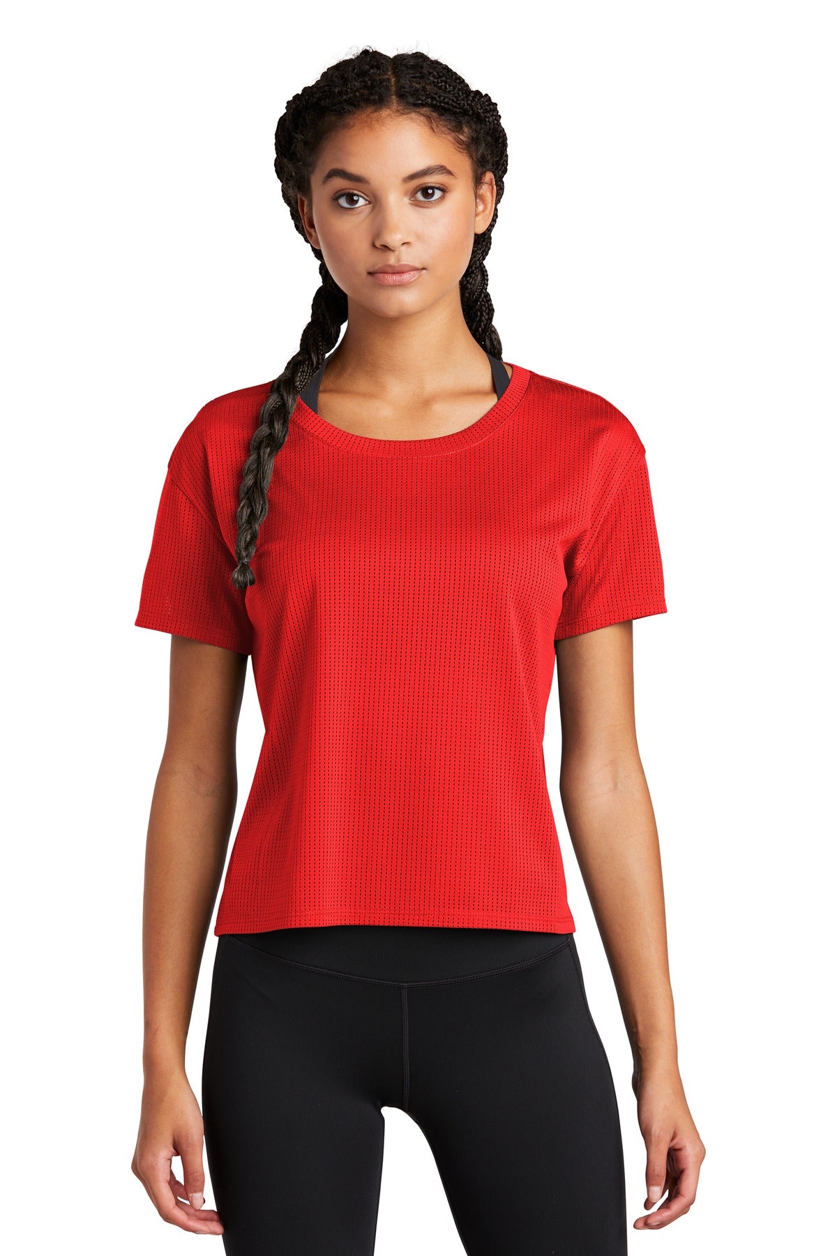 Sport-Tek Â® Women's PosiCharge Â® Draft Crop Tee. LST411