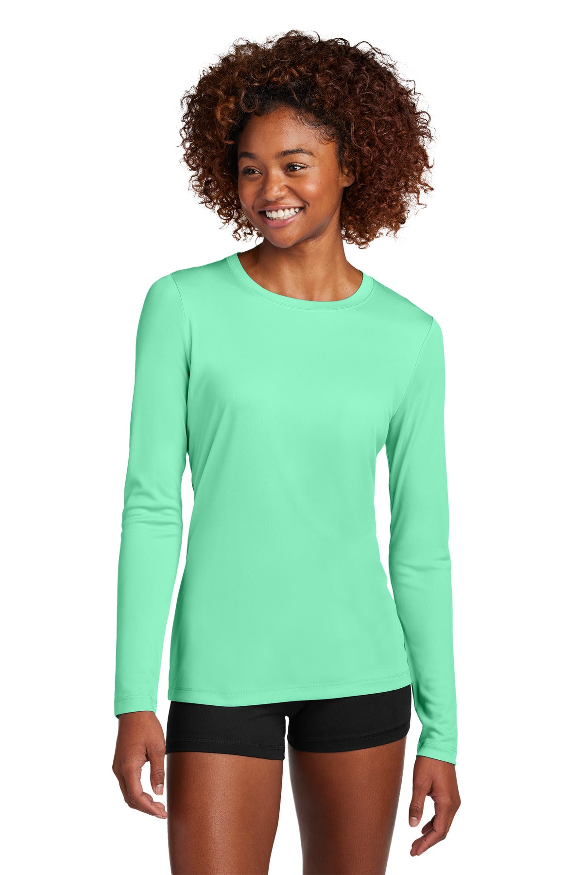 Sport-TekÂ® Women's Posi-UVÂ® Pro Long Sleeve LST420LS