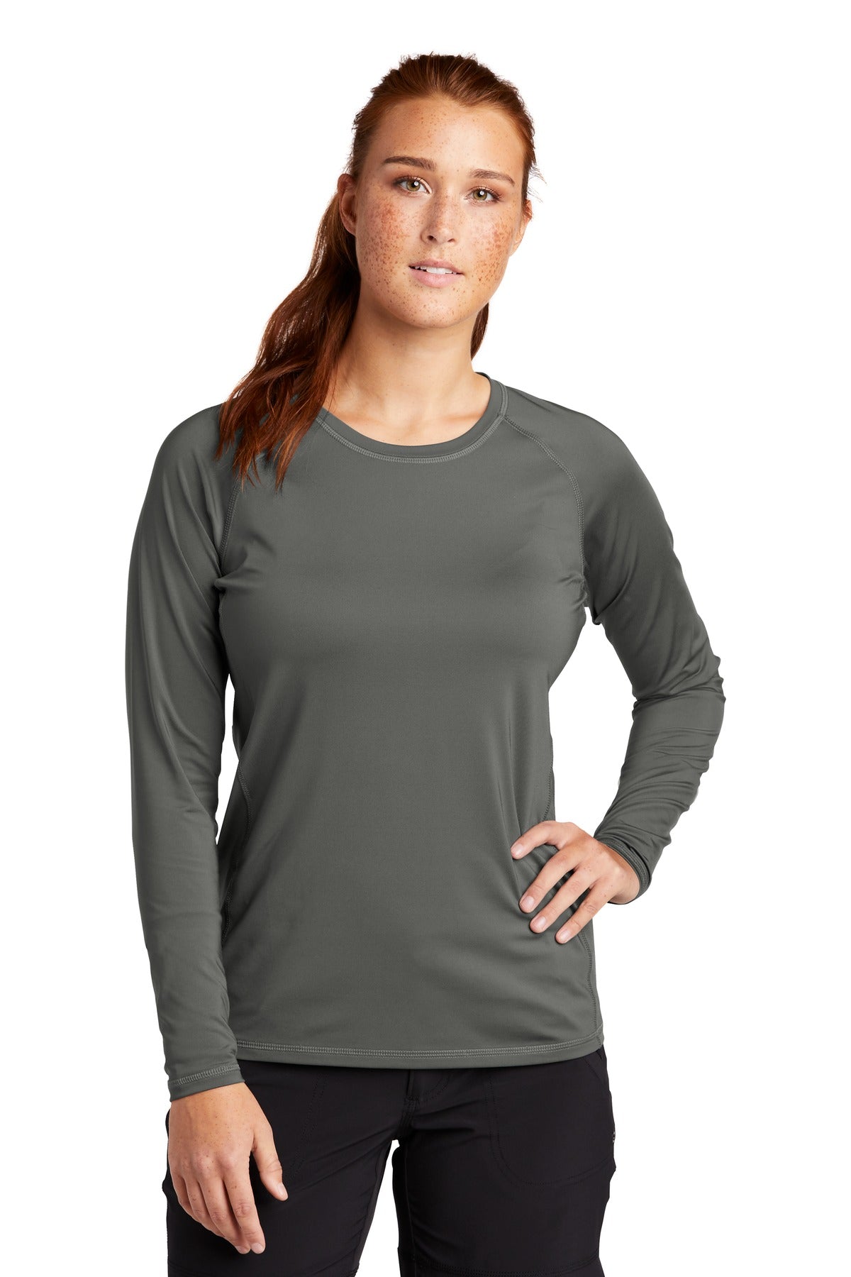 Sport-Tek Â® Women's Long Sleeve Rashguard Tee. LST470LS