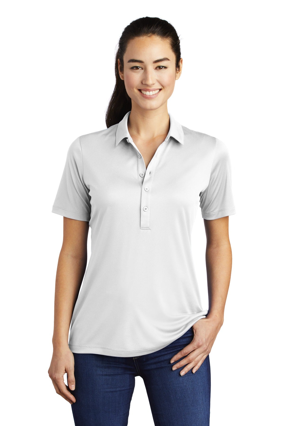 Sport-Tek? Women's Posi-UV ? Pro Polo.  LST520