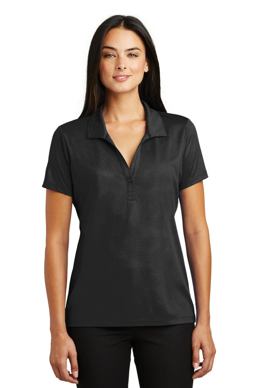 Sport-TekÂ® Women's Embossed PosiChargeÂ® Tough PoloÂ®. LST630