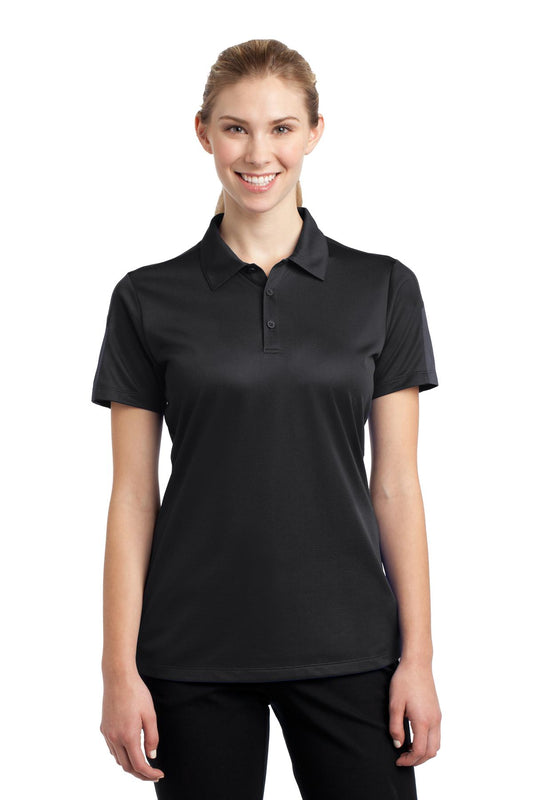 Sport-TekÂ® Women's PosiChargeÂ® Active Textured Colorblock Polo. LST695