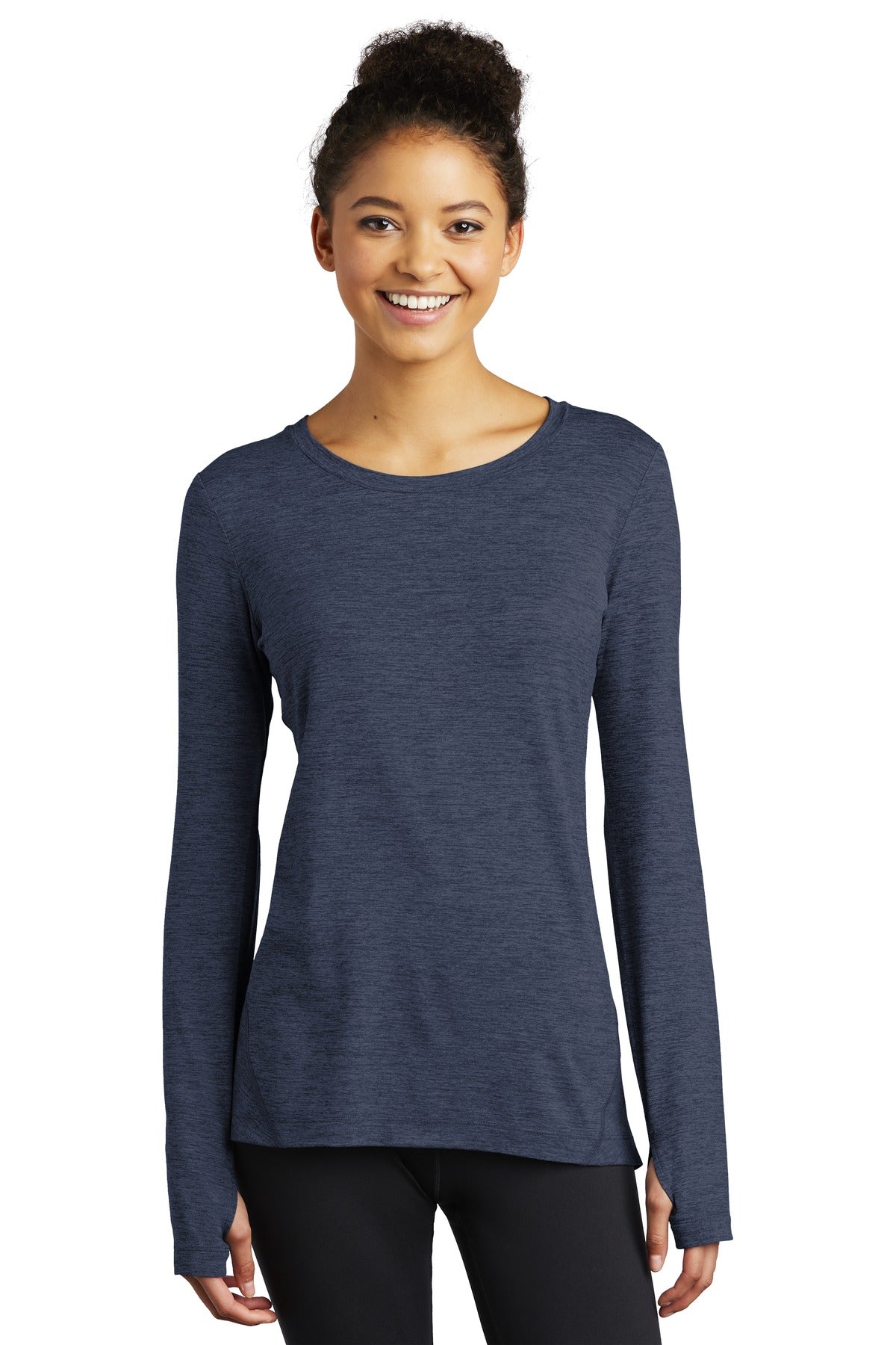 Sport-Tek Â® Women's Exchange 1.5 Long Sleeve Crew. LST710