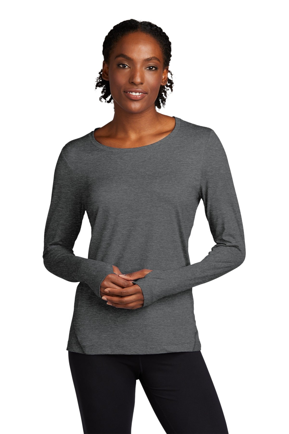 Sport-Tek Â® Women's Exchange 1.5 Long Sleeve Crew. LST710