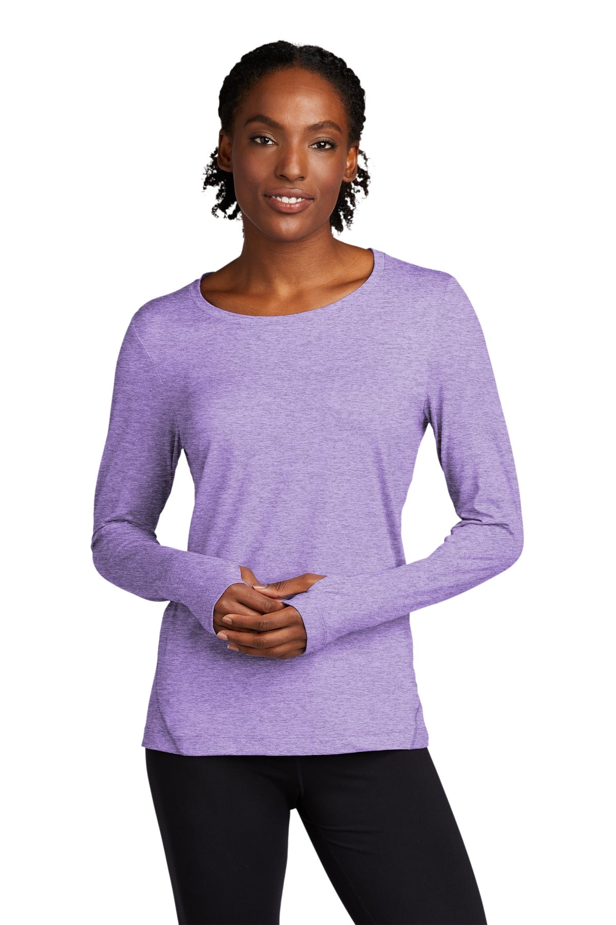 Sport-Tek Â® Women's Exchange 1.5 Long Sleeve Crew. LST710