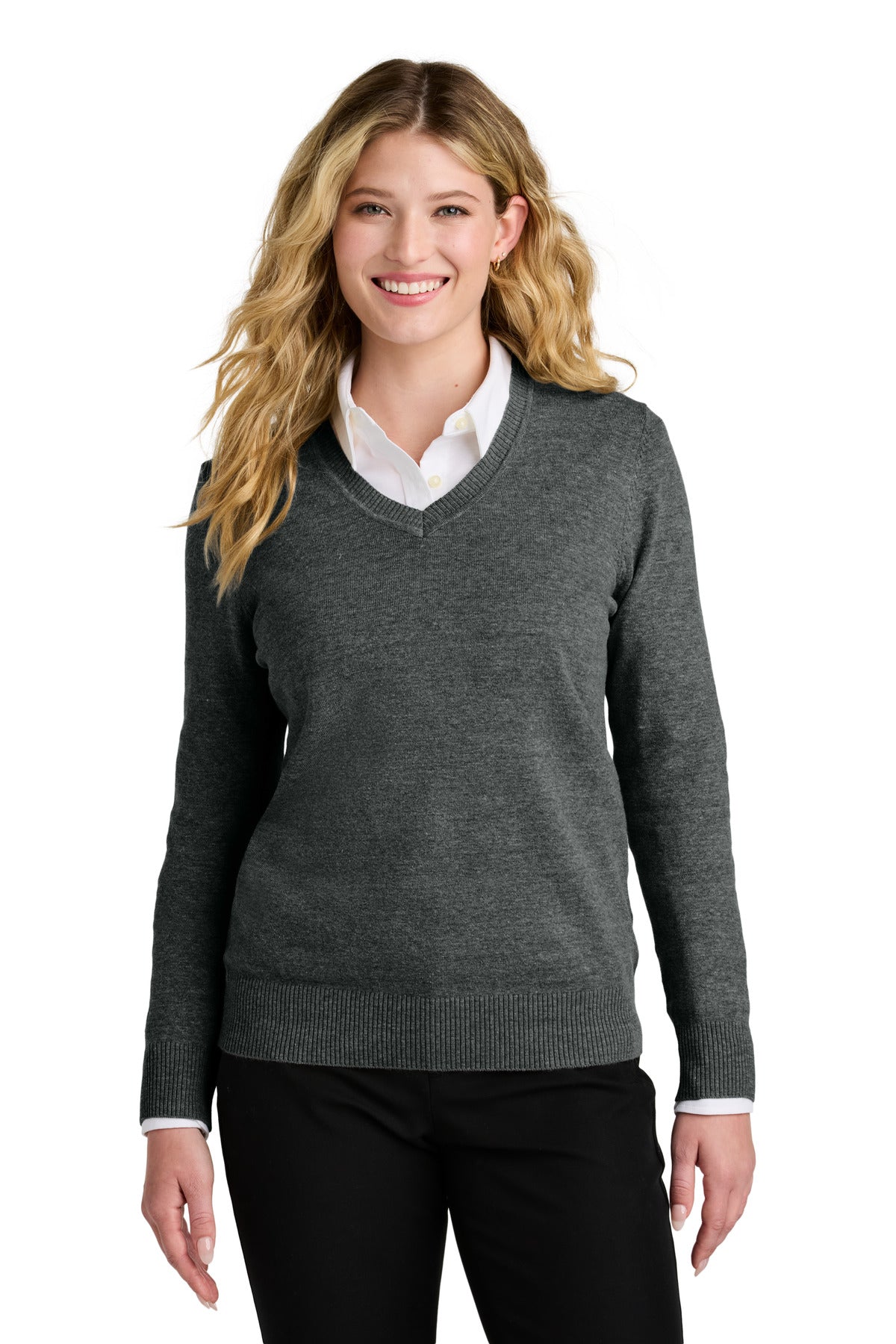 Port Authority? Women's Easy Care V-Neck Sweater LSW2850