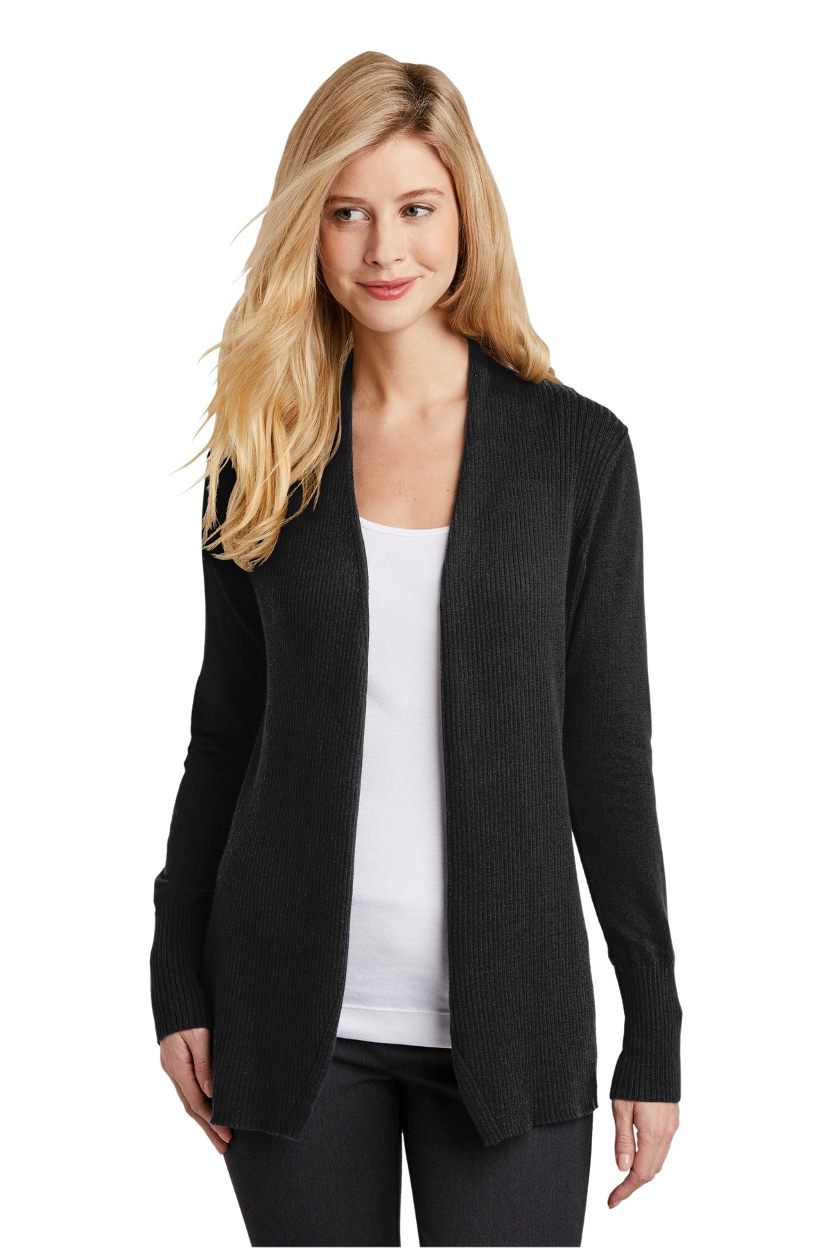 Port AuthorityÂ® Women's Open Front Cardigan Sweater. LSW289