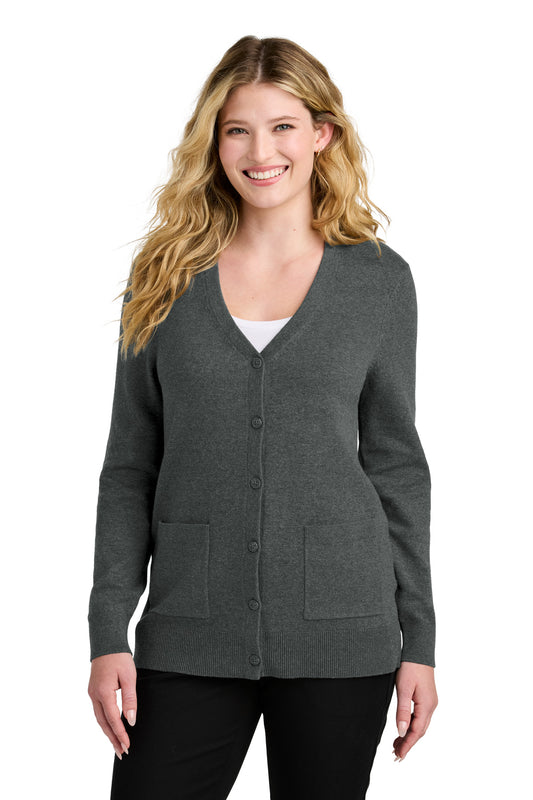 Port AuthorityÂ® Women's Easy Care Button-Up Cardigan Sweater LSW4150