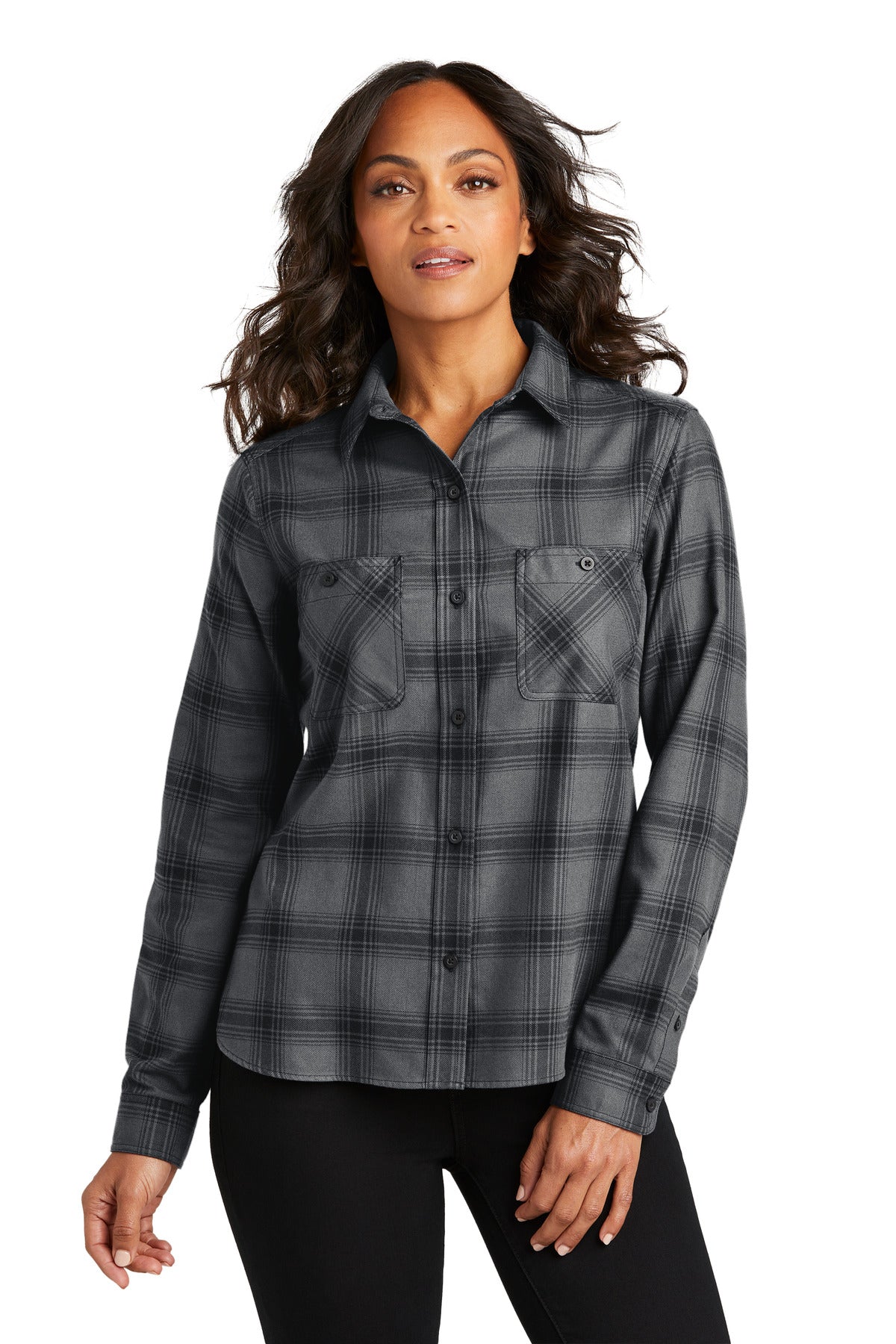 Port AuthorityÂ® Women's Plaid Flannel Shirt LW669