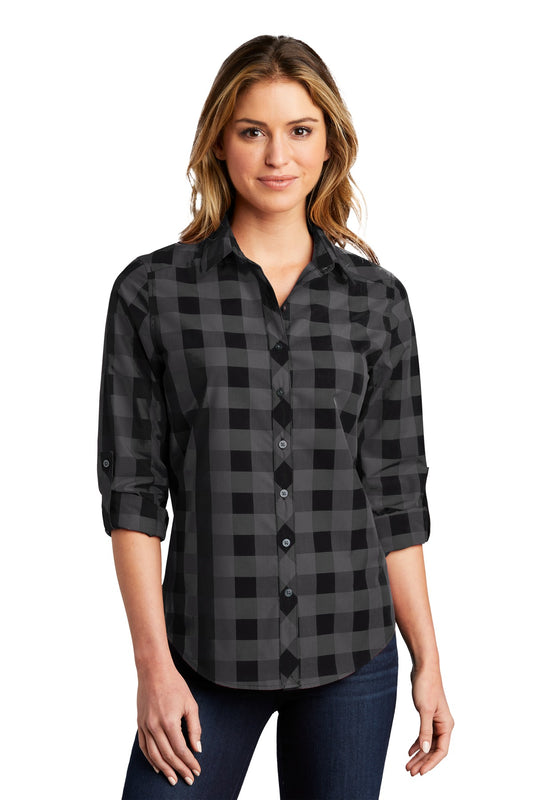 Port AuthorityÂ® Women's Everyday Plaid Shirt. LW670