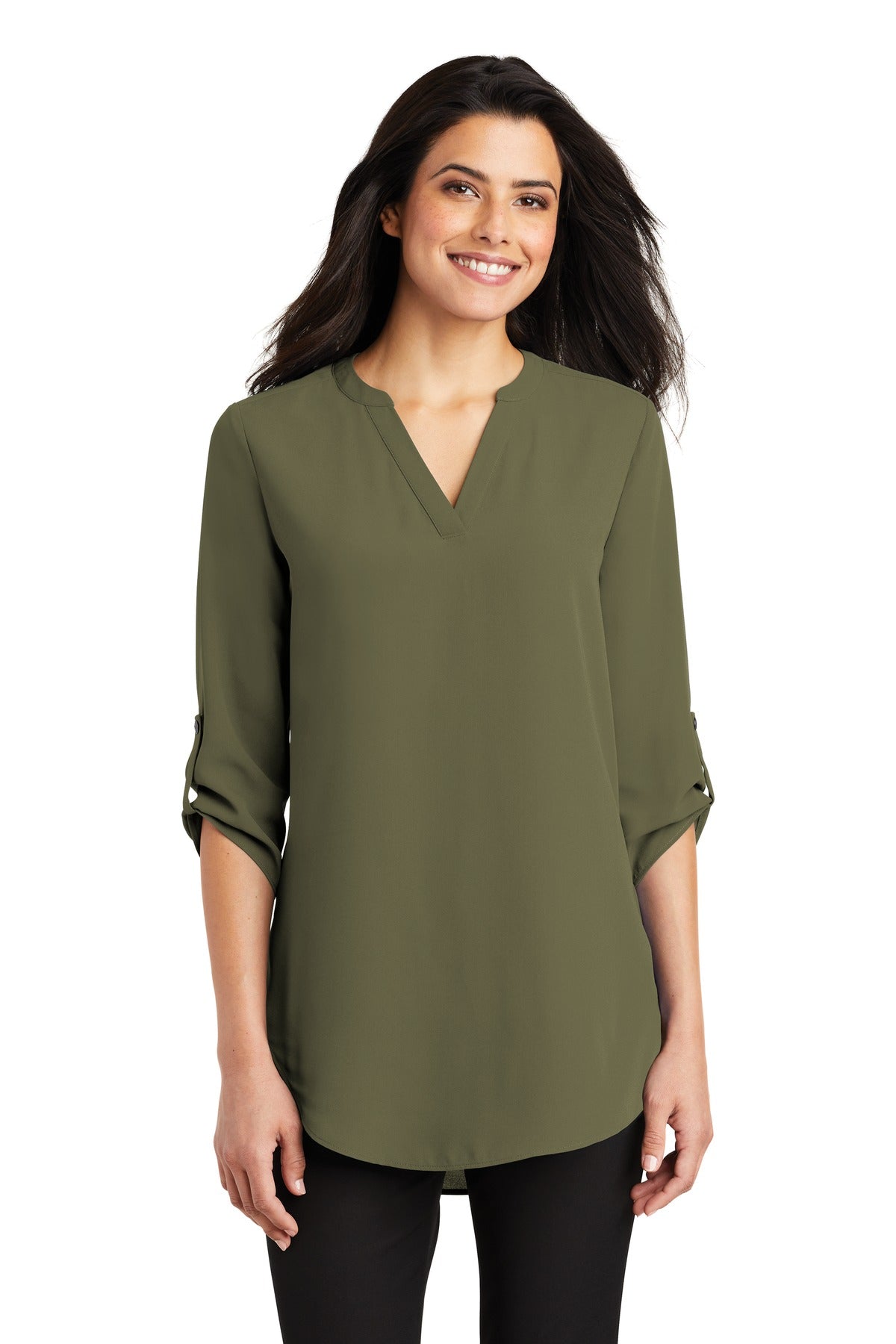 Port Authority? Women's 3/4-Sleeve Tunic Blouse. LW701