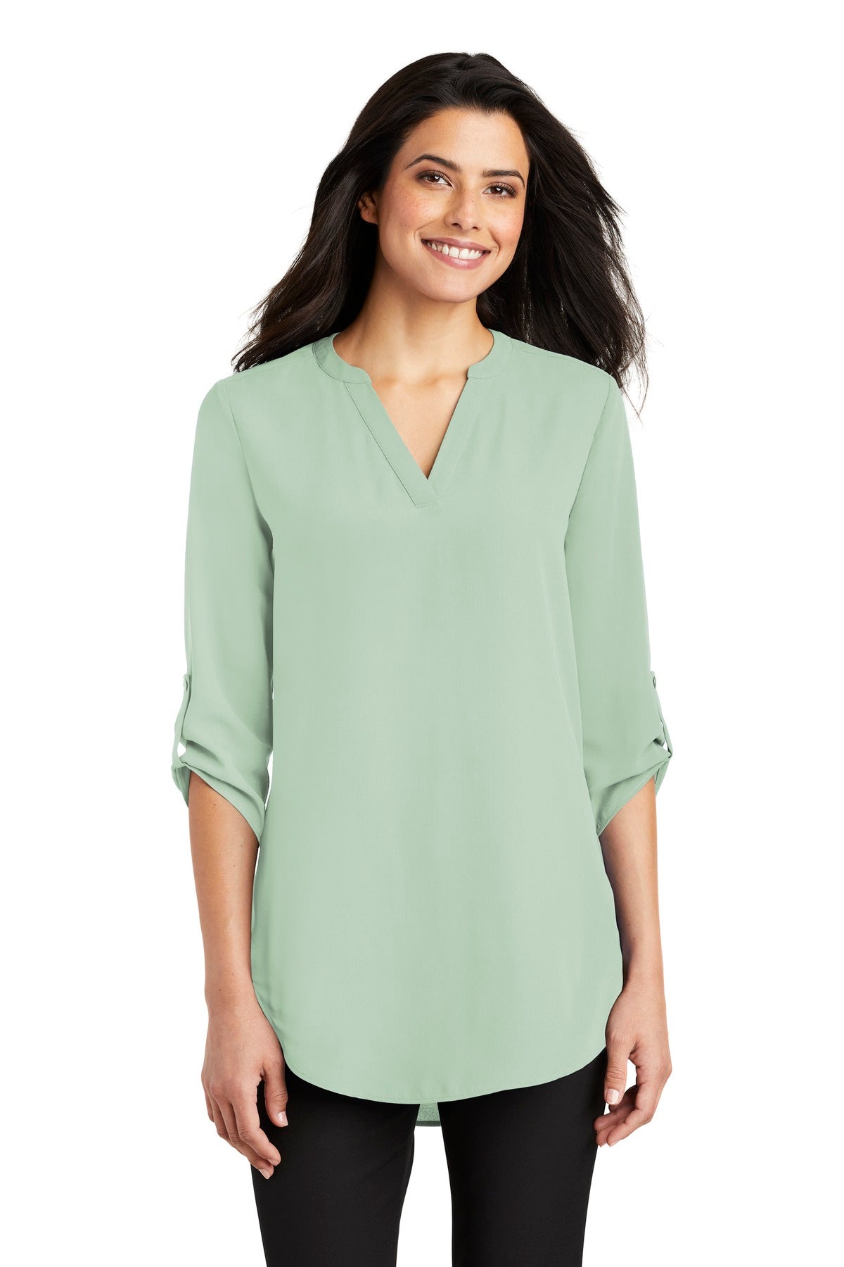 Port Authority? Women's 3/4-Sleeve Tunic Blouse. LW701