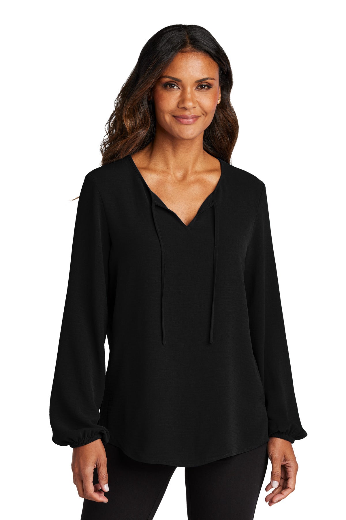 Port AuthorityÂ® Women's Textured Crepe Blouse LW714