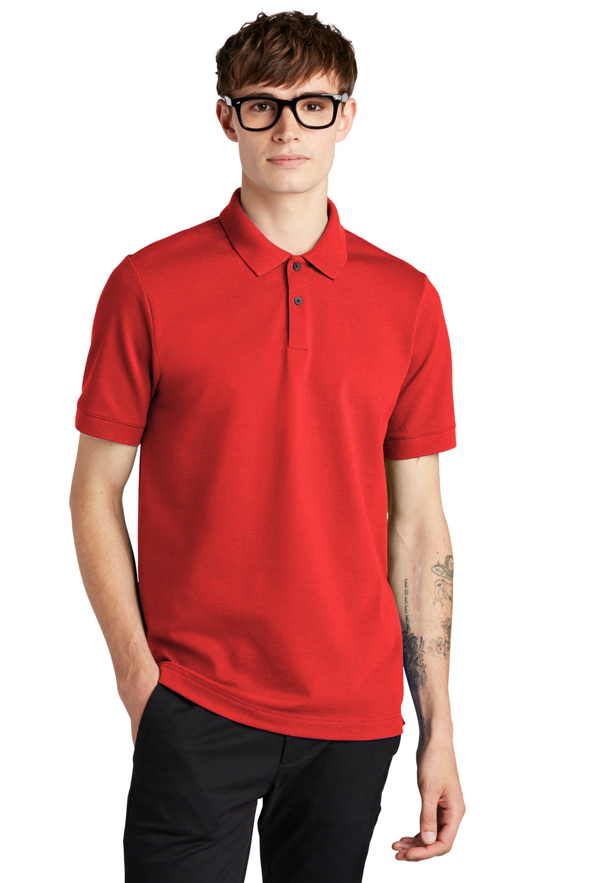 Mercer+MettleÂ® Stretch Heavyweight Pique Polo MM1000