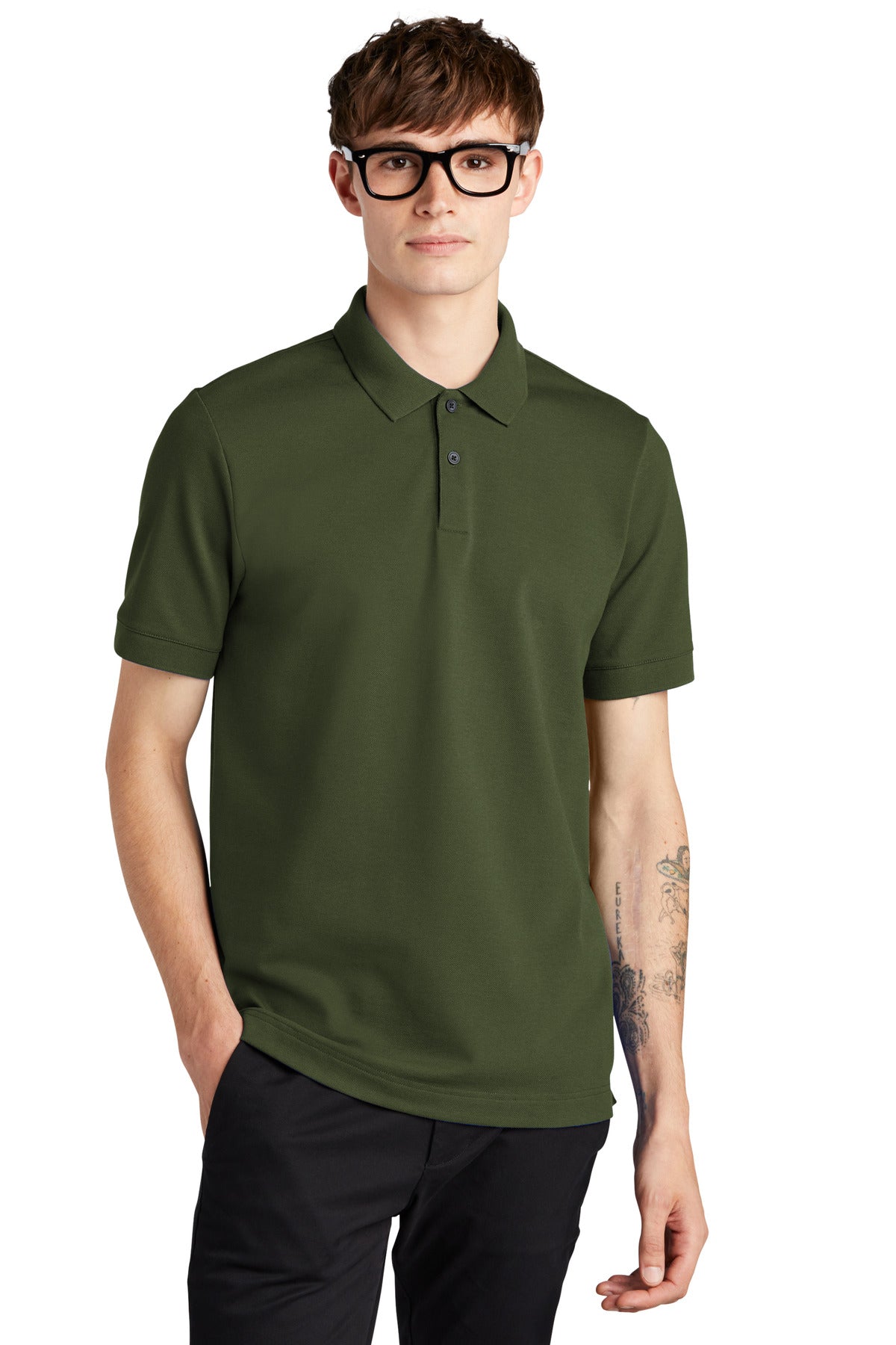 Mercer+MettleÂ® Stretch Heavyweight Pique Polo MM1000