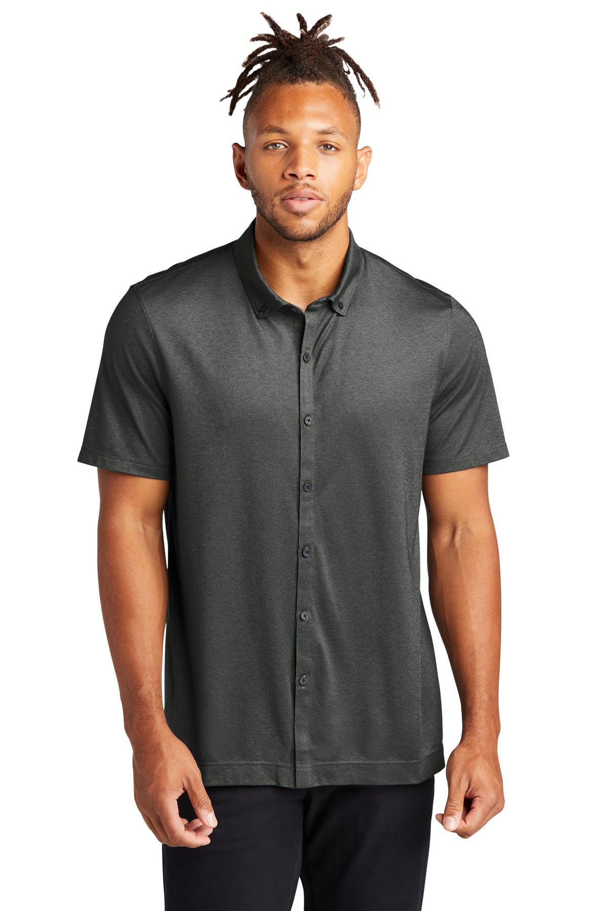 Mercer+Mettle? Stretch Pique Full-Button Polo MM1006