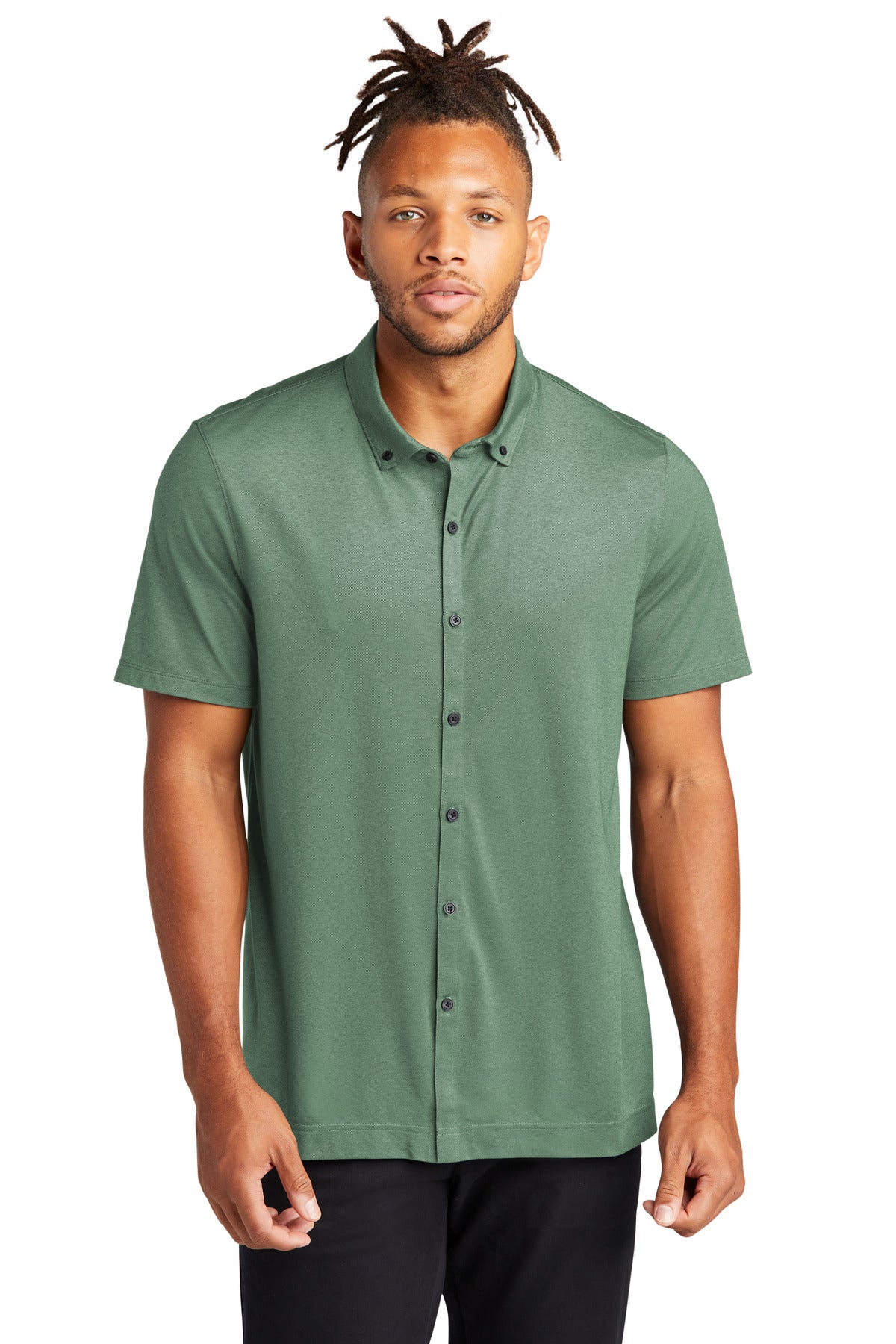 Mercer+Mettle? Stretch Pique Full-Button Polo MM1006