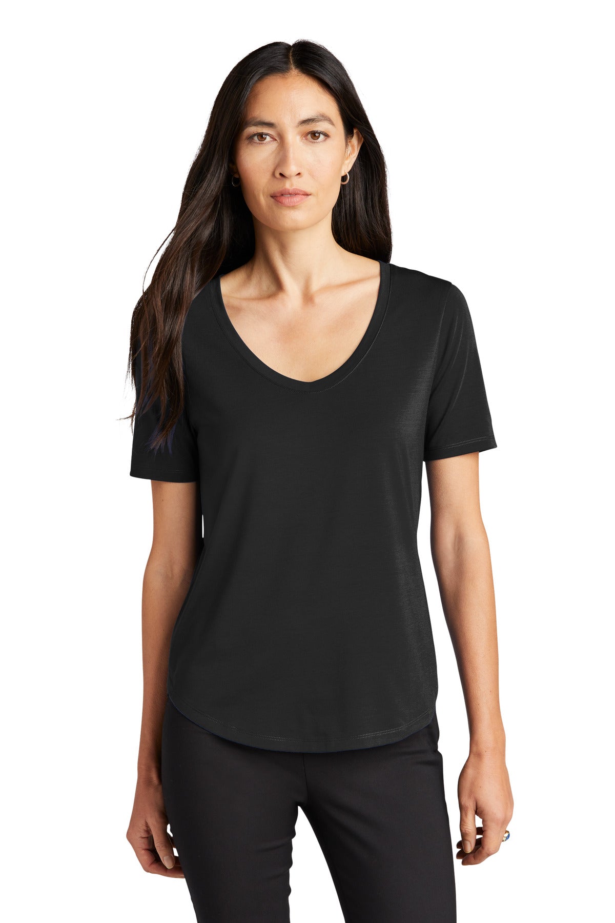 Mercer+MettleÂ® Women's Stretch Jersey Relaxed Scoop MM1017