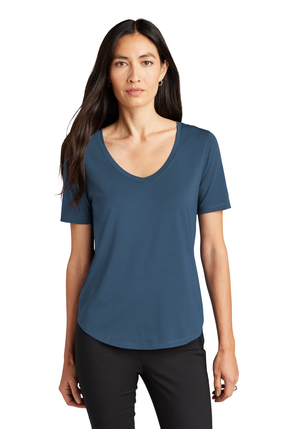 Mercer+MettleÂ® Women's Stretch Jersey Relaxed Scoop MM1017