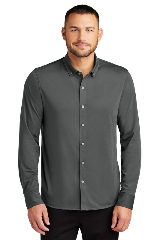 Mercer+MettleÂ® Stretch Jersey Long Sleeve Shirt MM1018