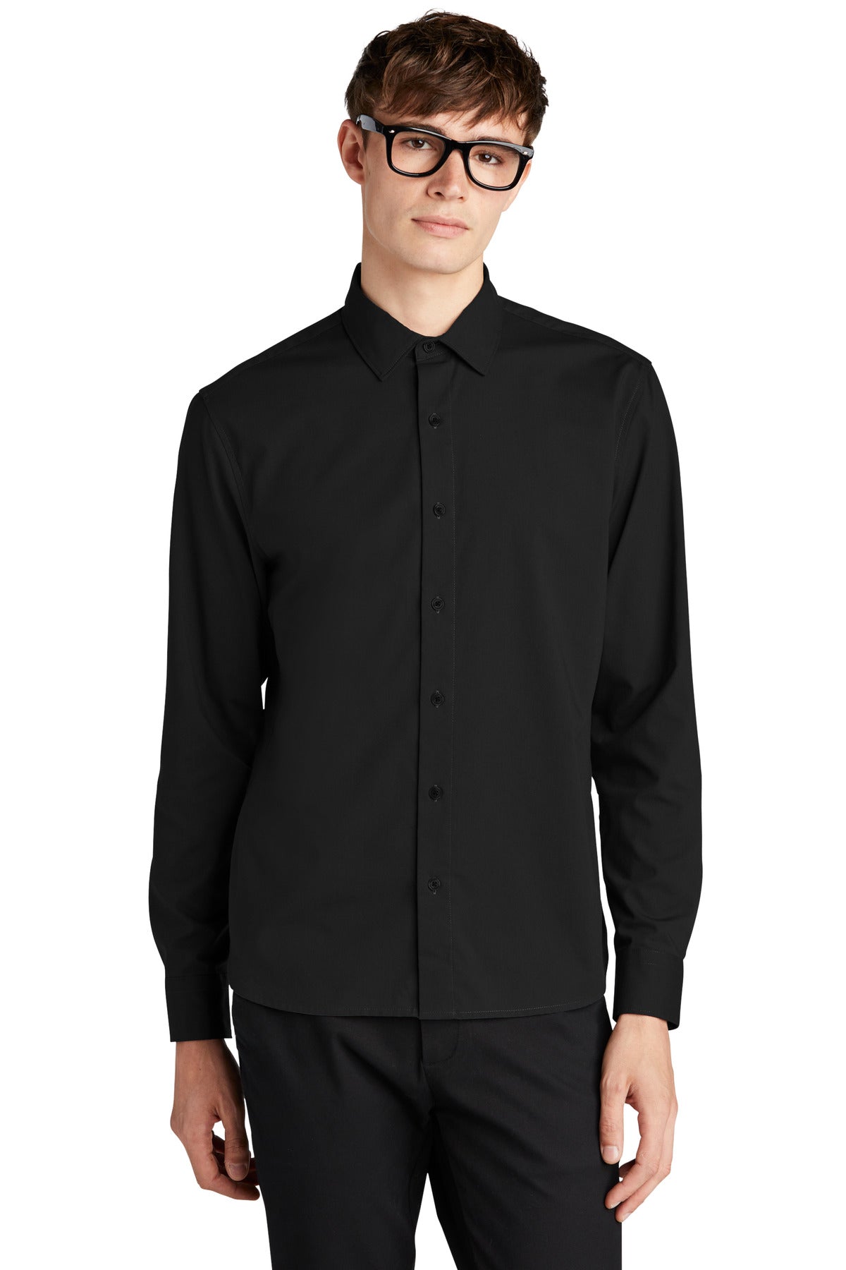 Mercer+MettleÂ® Long Sleeve Stretch Woven Shirt MM2000