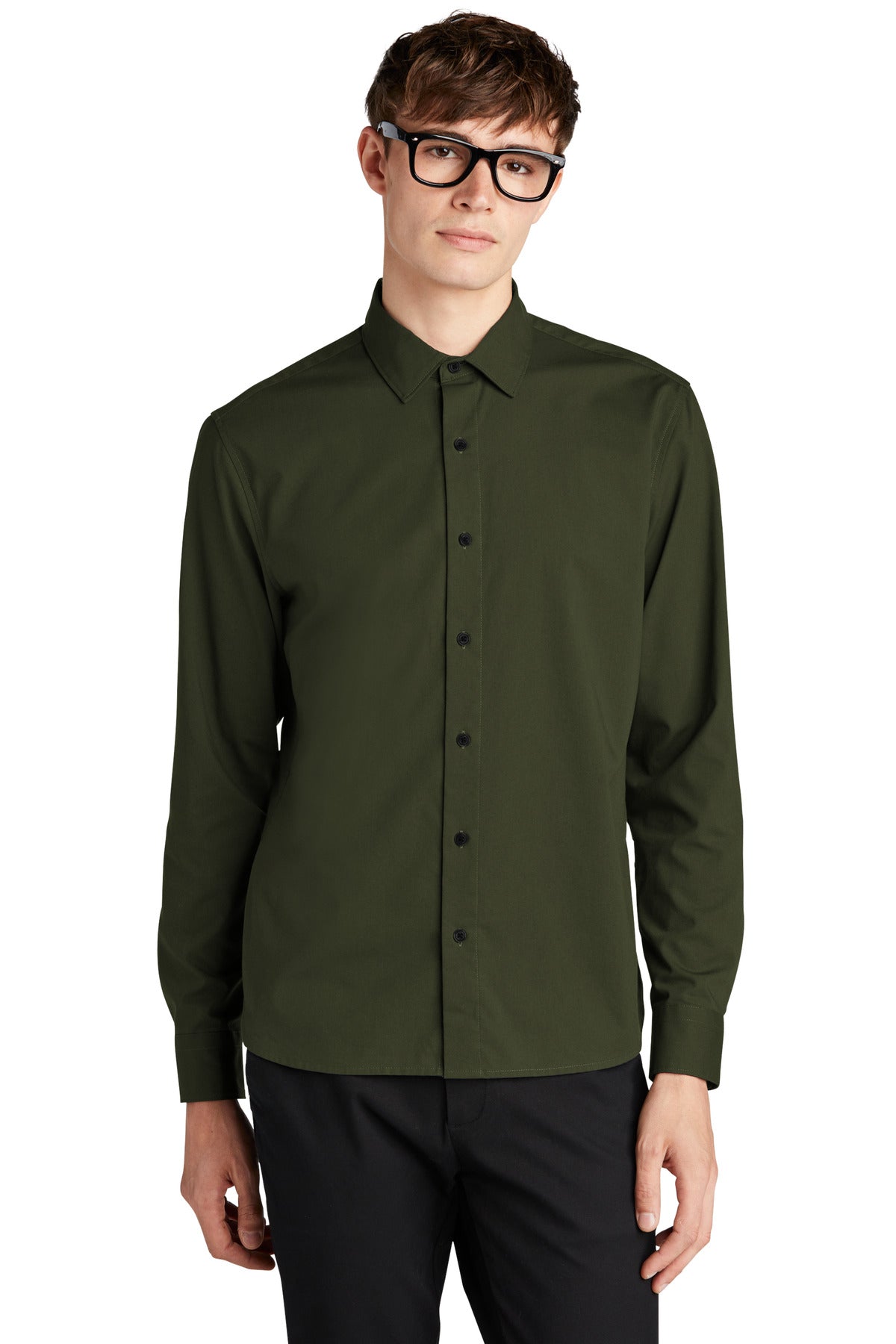 Mercer+MettleÂ® Long Sleeve Stretch Woven Shirt MM2000