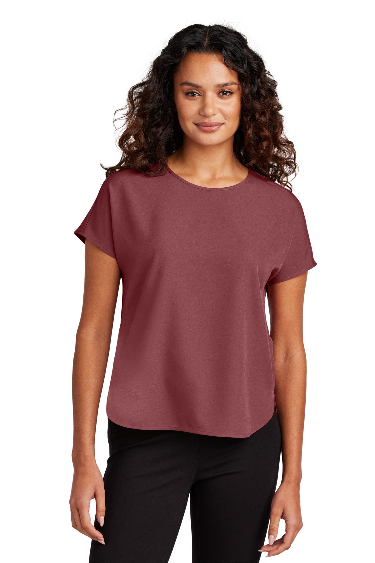 Mercer+MettleÂ® Women's Stretch Crepe Crew MM2015