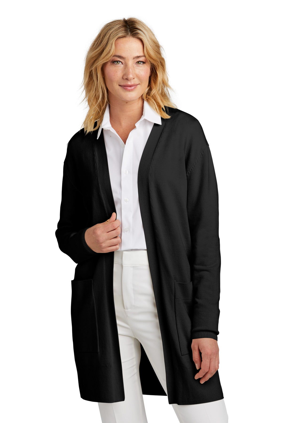 Mercer+MettleÂ® Women's Open-Front Cardigan Sweater MM3023