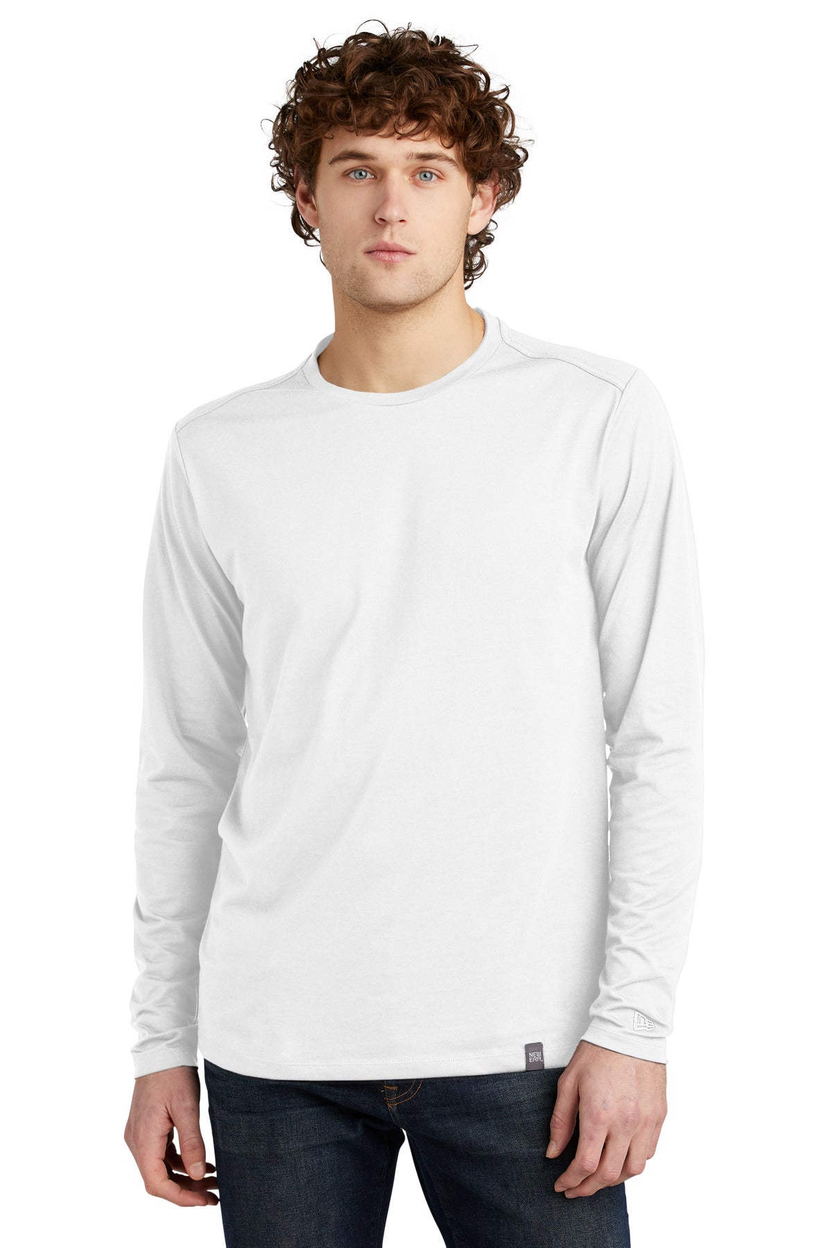 New Era Â® Heritage Blend Long Sleeve Crew Tee. NEA102