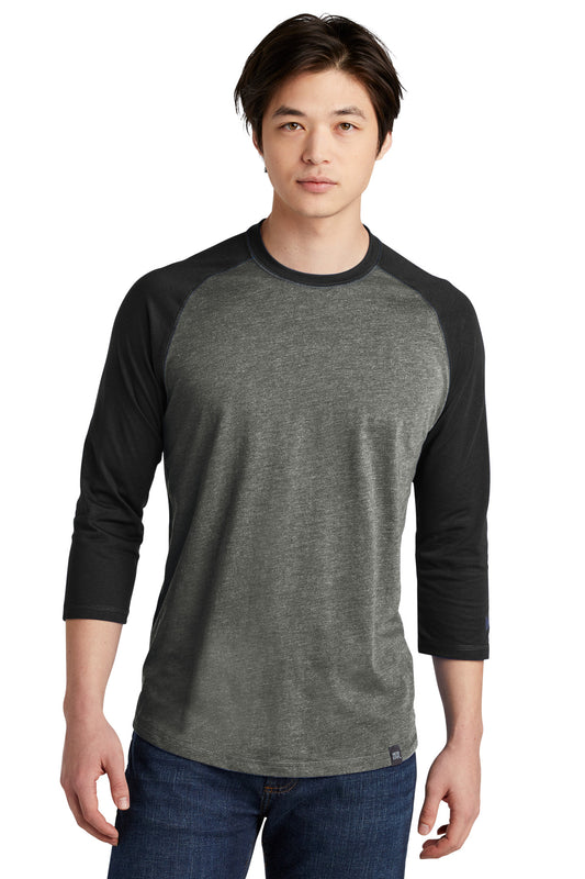 New Era ? Heritage Blend 3/4-Sleeve Baseball Raglan Tee. NEA104