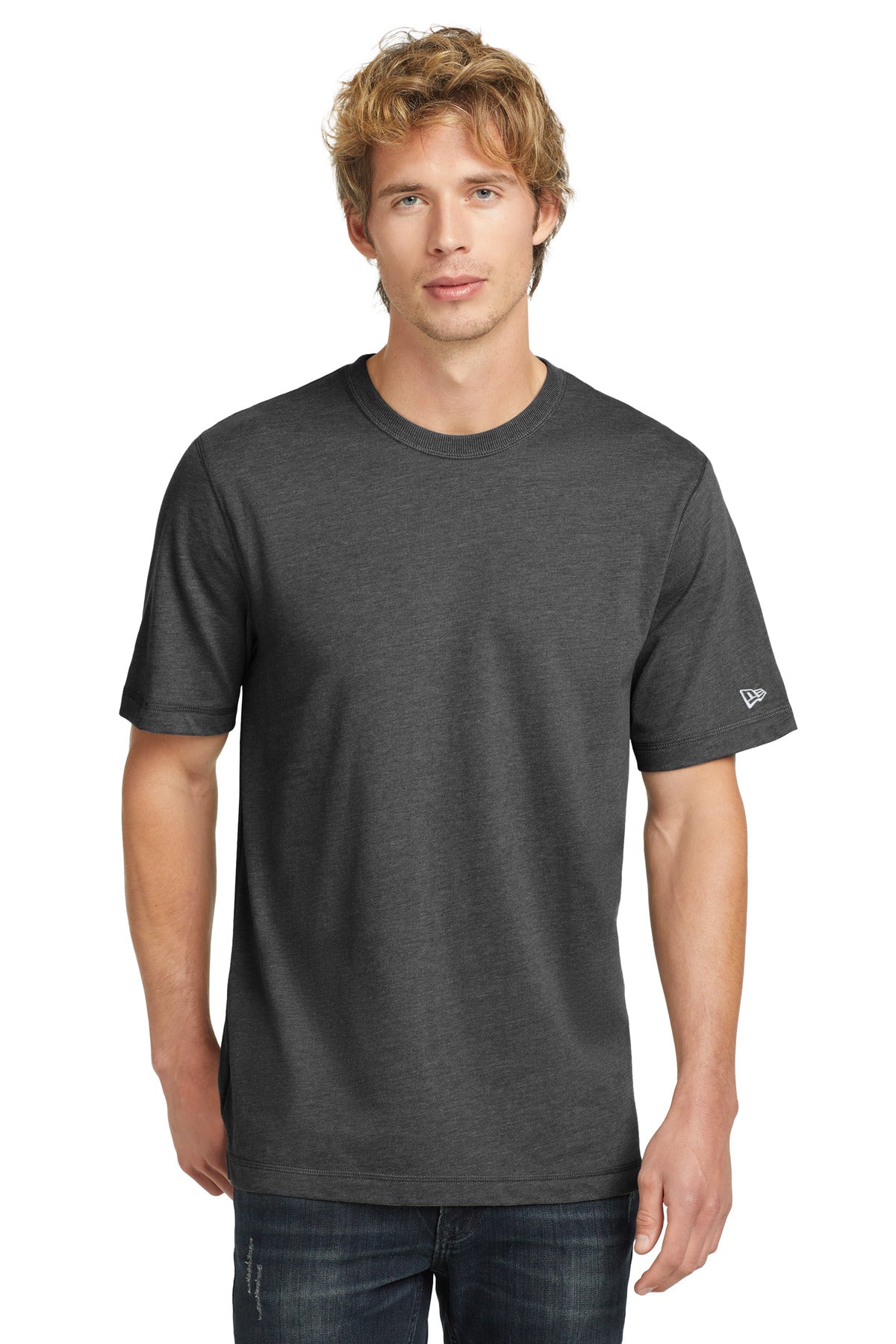 New Era Â® Sueded Cotton Blend Crew Tee. NEA120