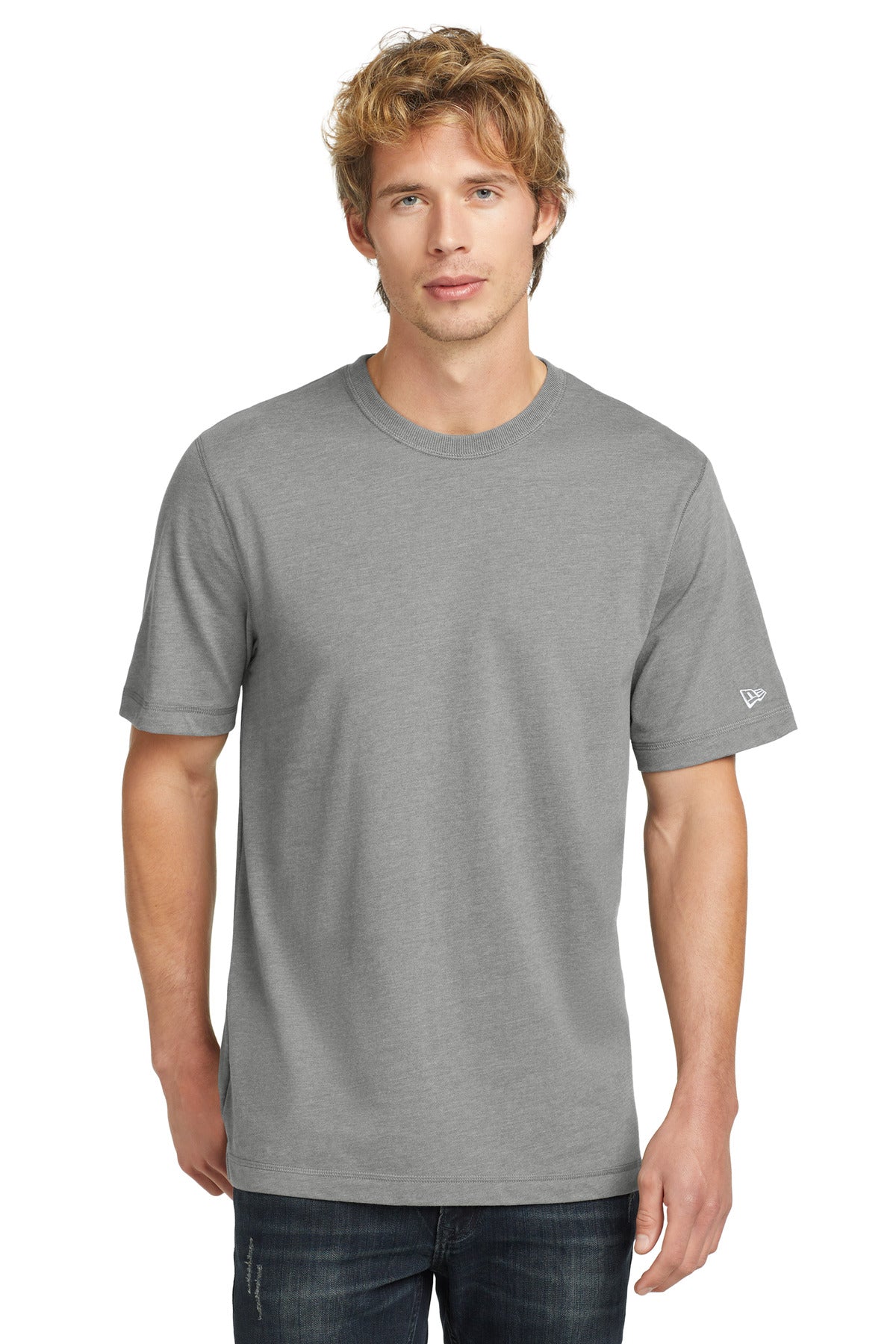 New Era Â® Sueded Cotton Blend Crew Tee. NEA120