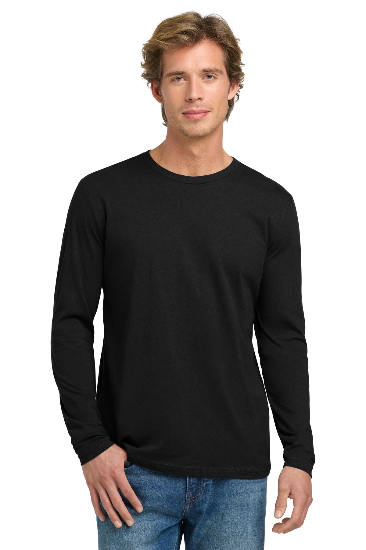 Next Level ApparelÂ® Cotton Long Sleeve Tee. NL3601