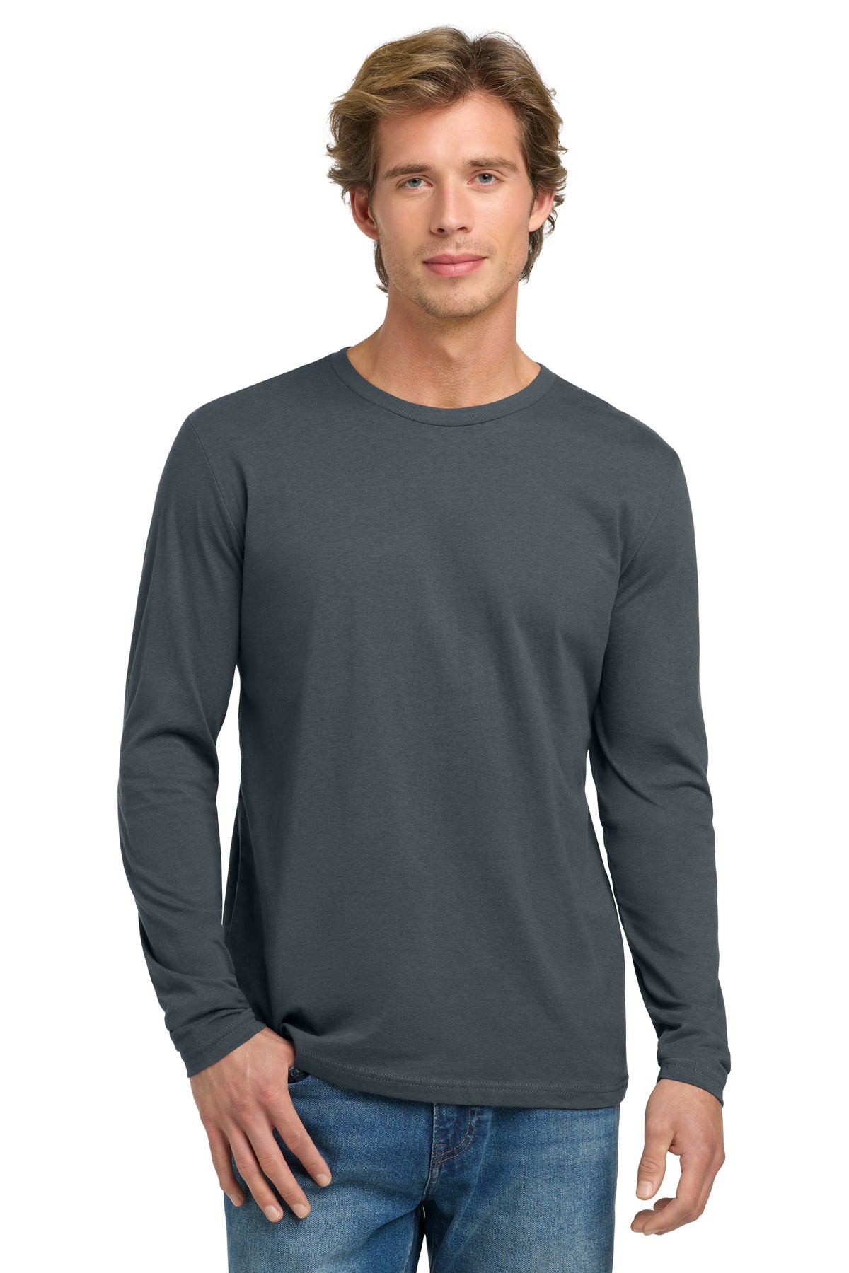 Next Level ApparelÂ® Cotton Long Sleeve Tee. NL3601