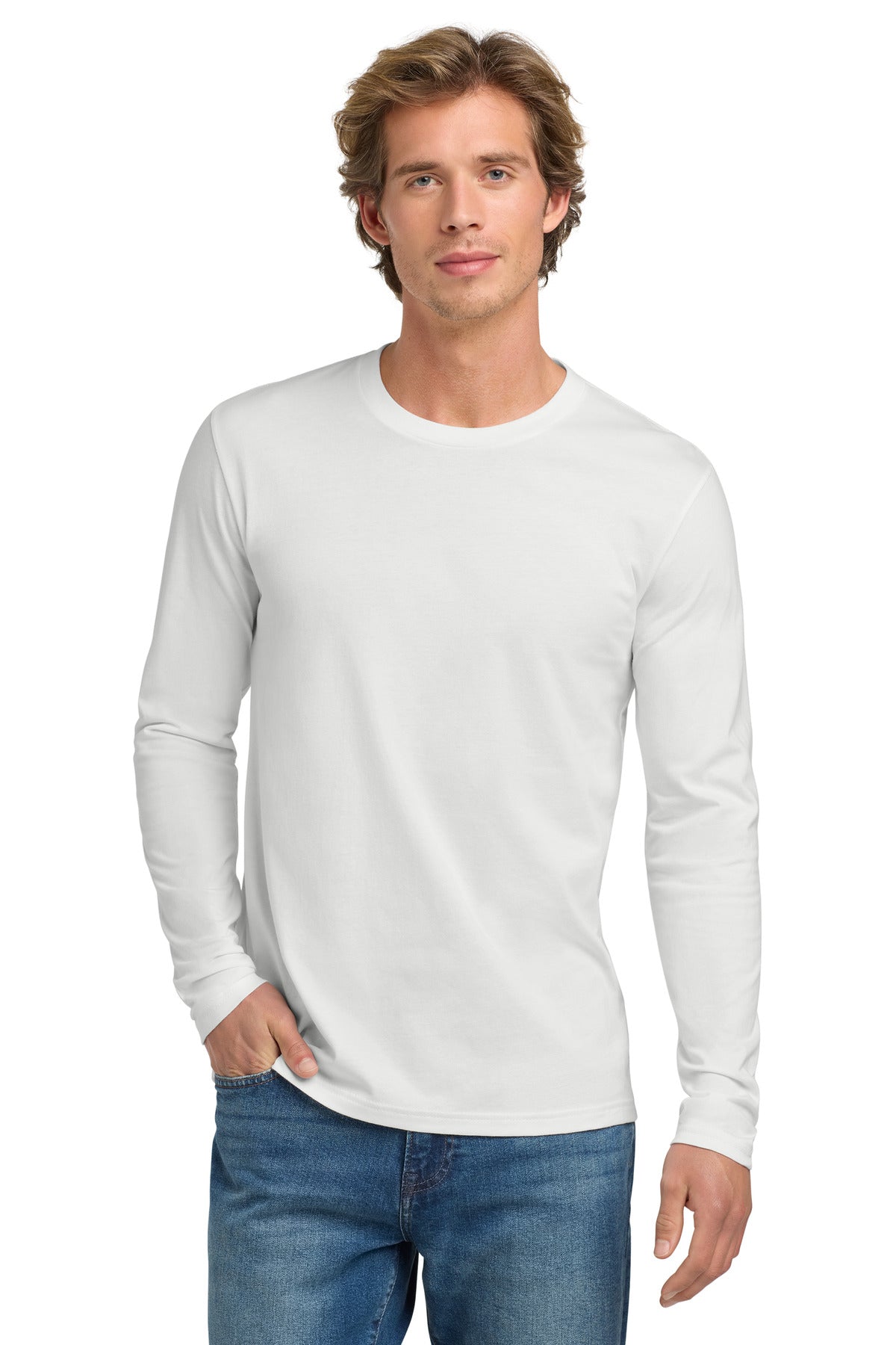 Next Level ApparelÂ® Cotton Long Sleeve Tee. NL3601