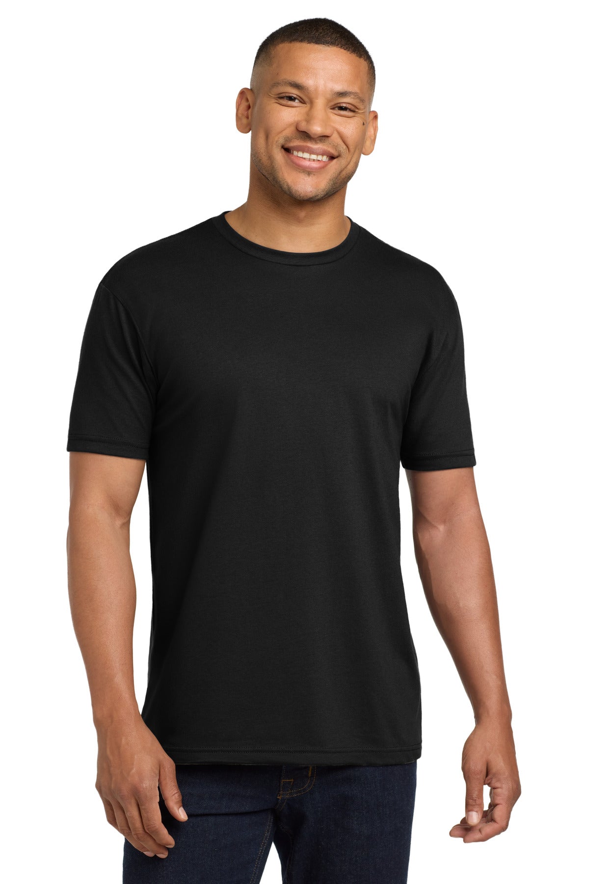 Next Level ApparelÂ®  Unisex CVC Sueded Tee. NL6410