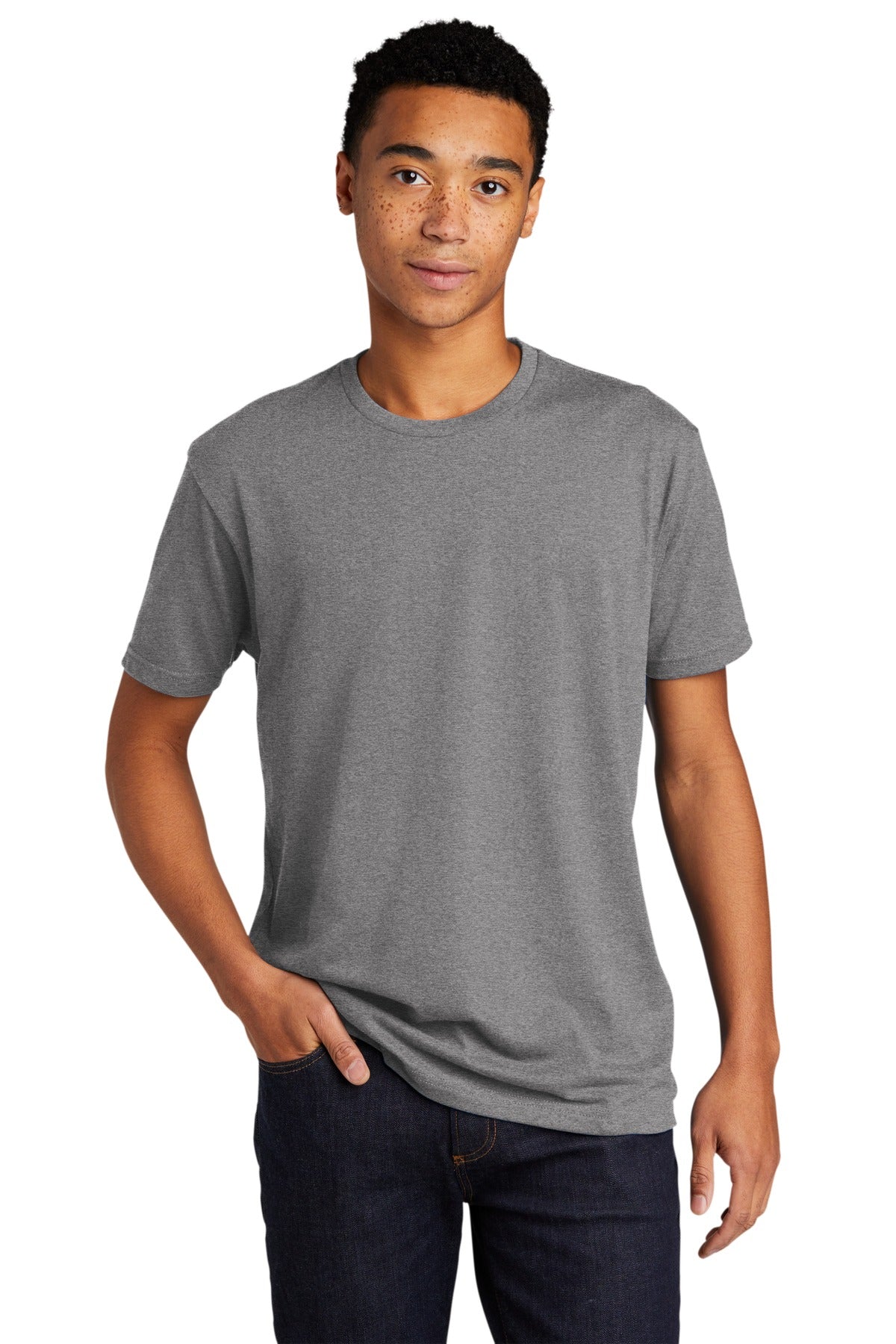 Next Level ApparelÂ®  Unisex CVC Sueded Tee. NL6410