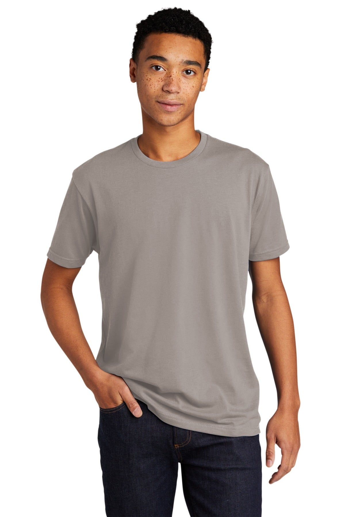 Next Level ApparelÂ®  Unisex CVC Sueded Tee. NL6410