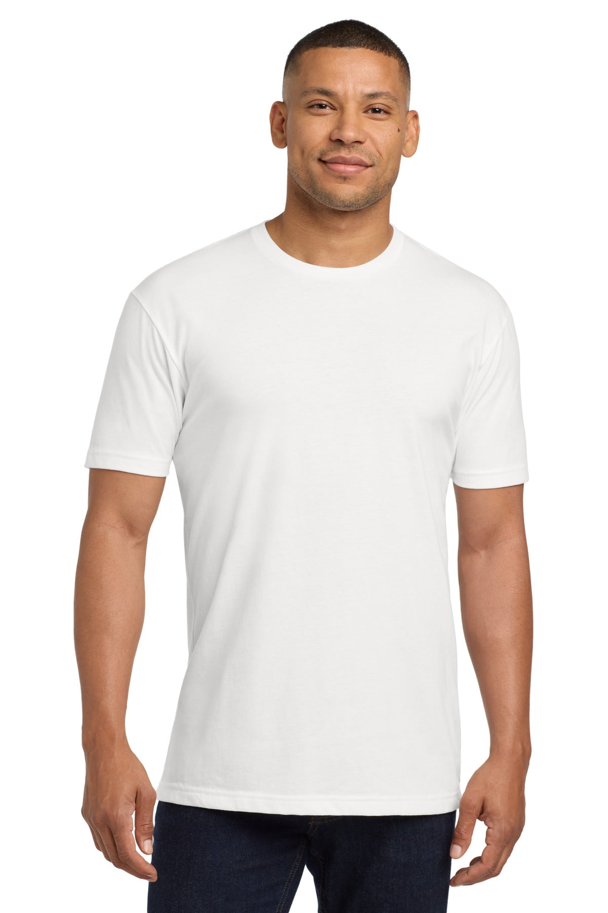 Next Level ApparelÂ®  Unisex CVC Sueded Tee. NL6410