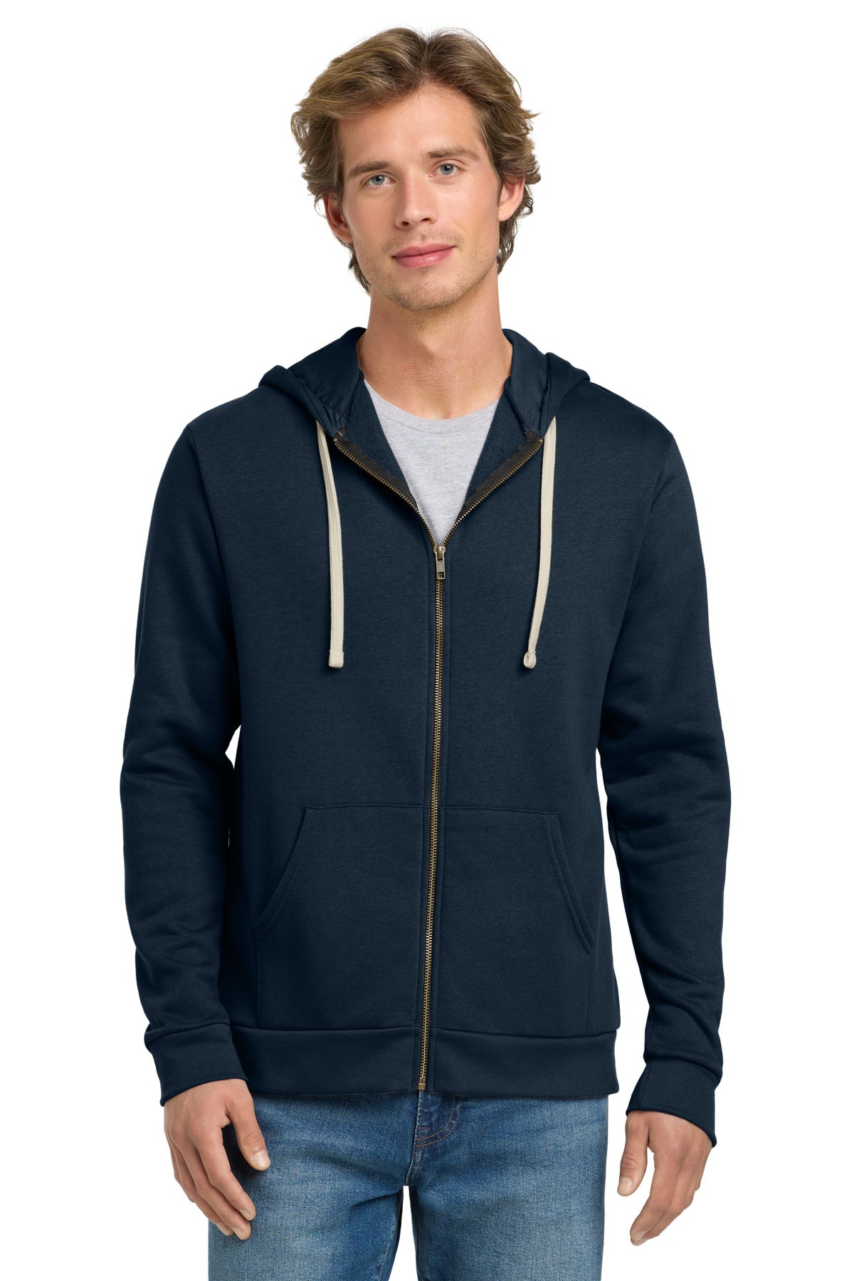 Next Level Apparel? Unisex Santa Cruz Zip Hoodie. NL9602