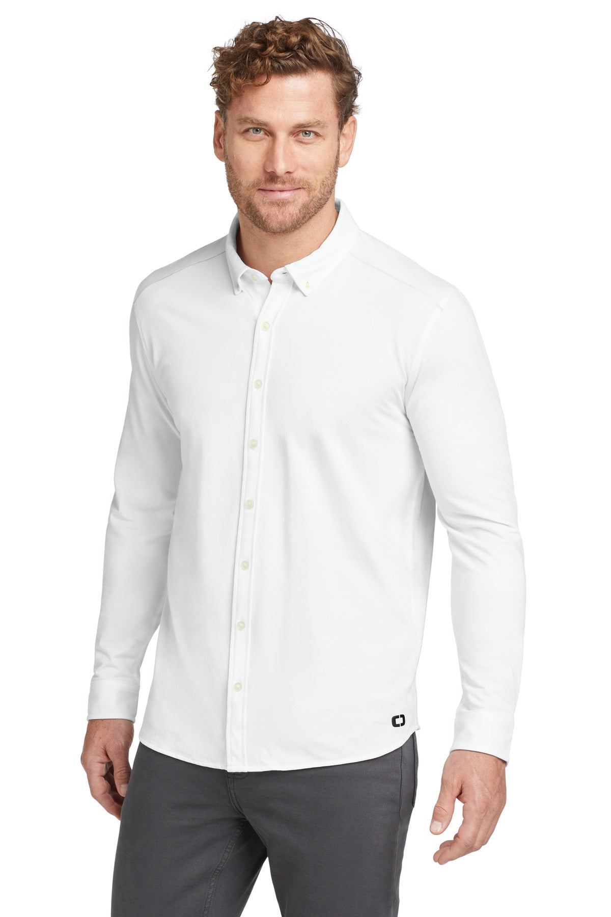 OGIO Â®  Code Stretch Long Sleeve Button-Up. OG145