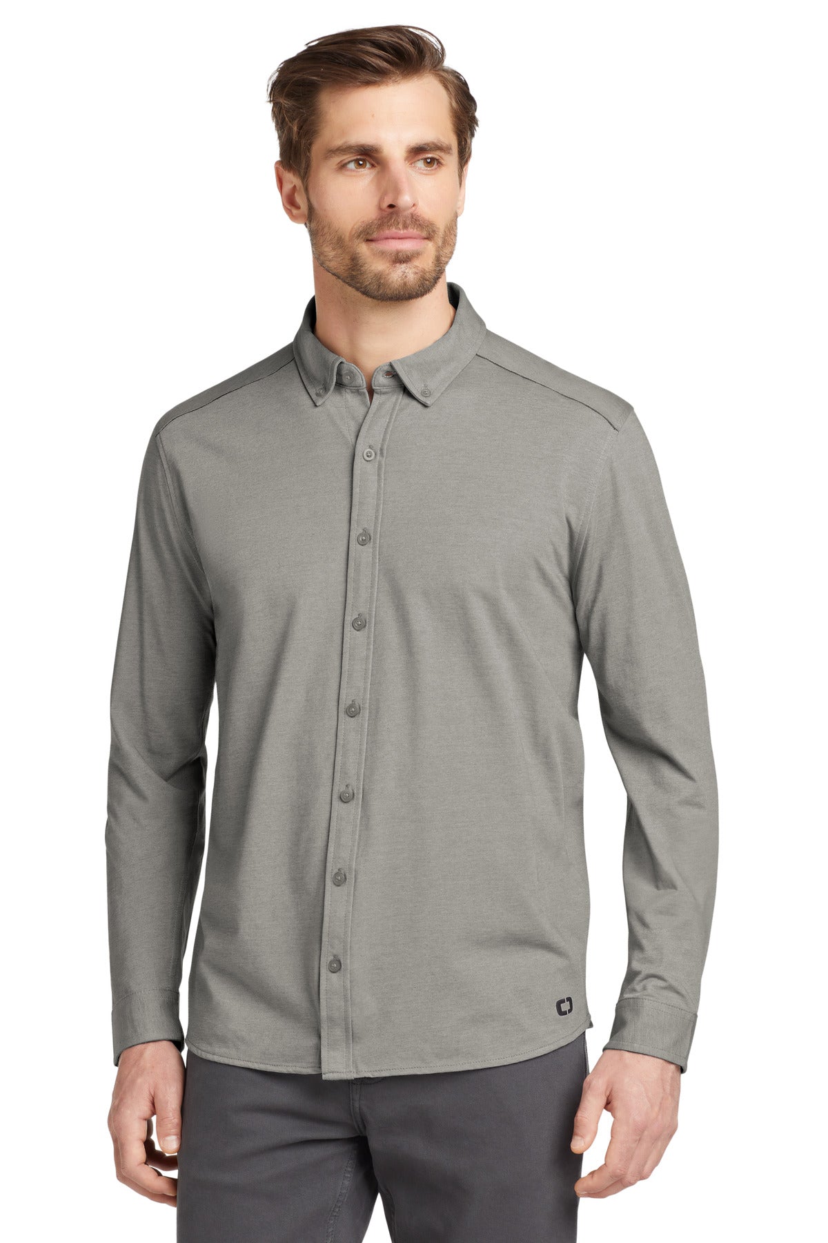 OGIO Â®  Code Stretch Long Sleeve Button-Up. OG145