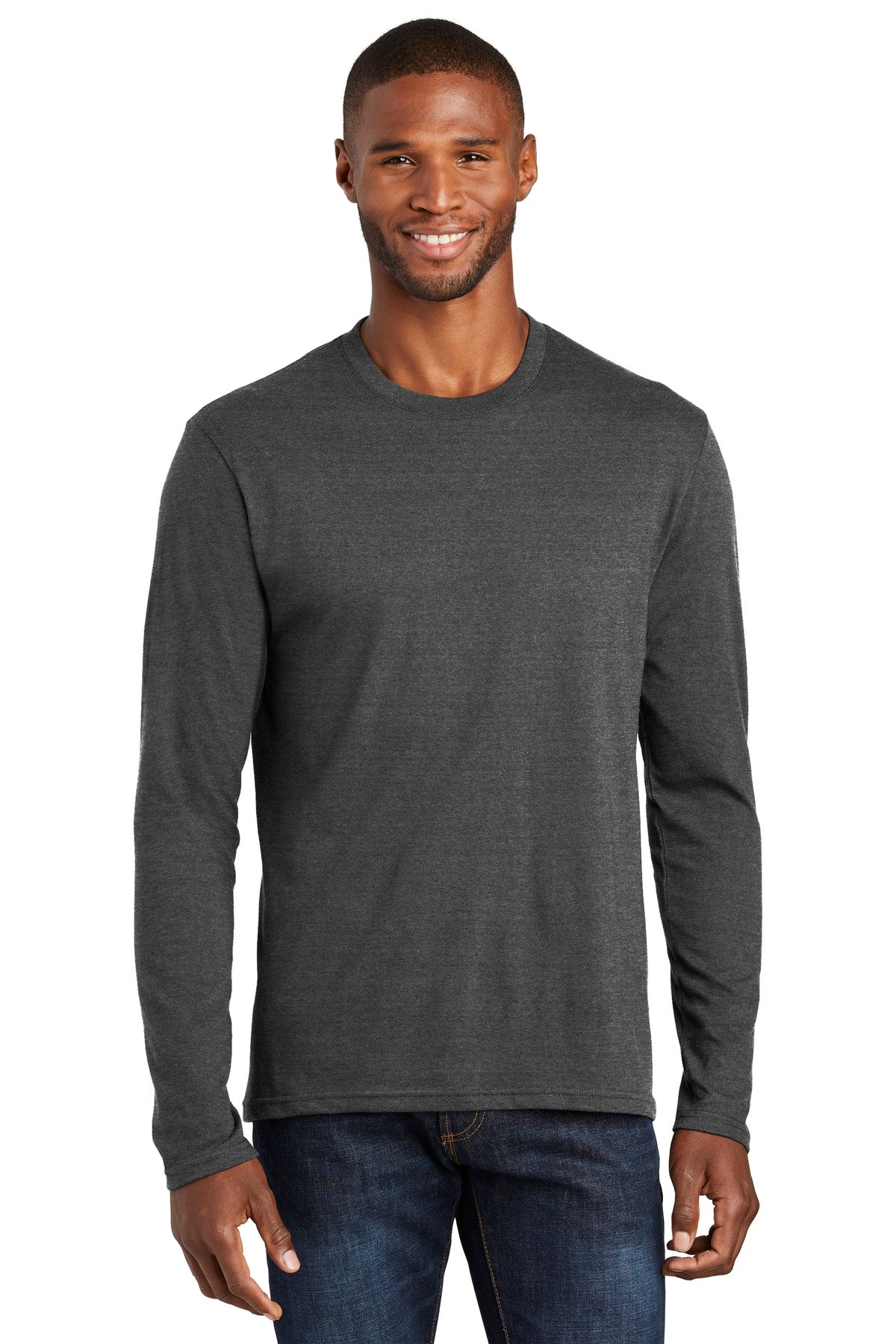 Port & Company Â® Long Sleeve Fan Favorite â„¢ Blend Tee. PC455LS