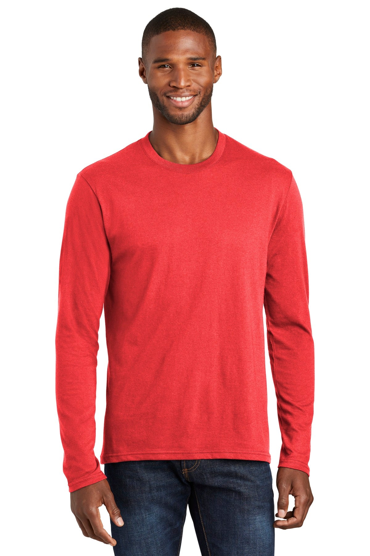 Port & Company Â® Long Sleeve Fan Favorite â„¢ Blend Tee. PC455LS