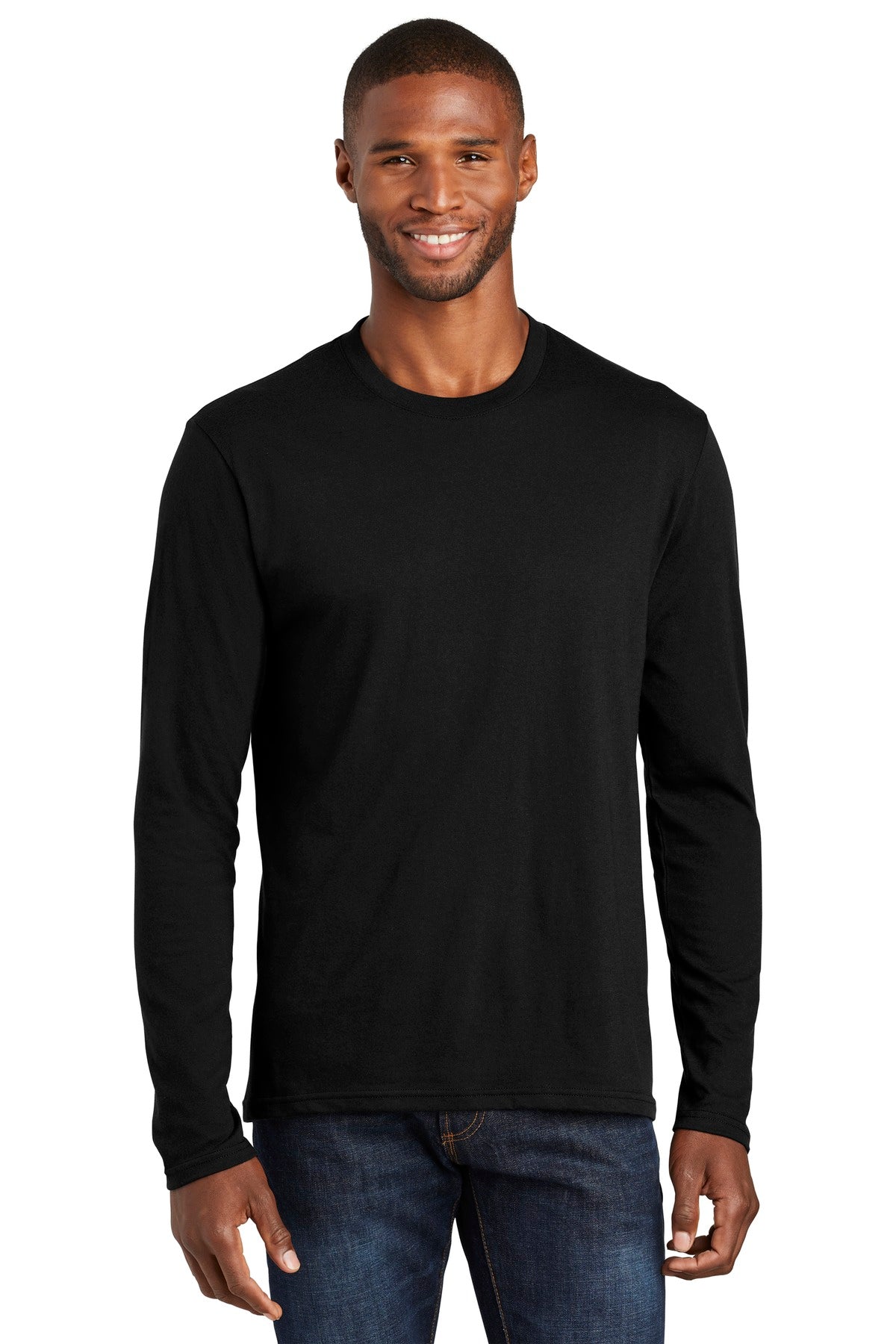 Port & Company Â® Long Sleeve Fan Favorite â„¢ Blend Tee. PC455LS