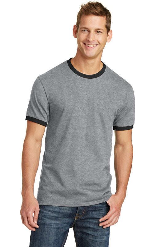 Port & CompanyÂ® Core Cotton Ringer Tee.  PC54R